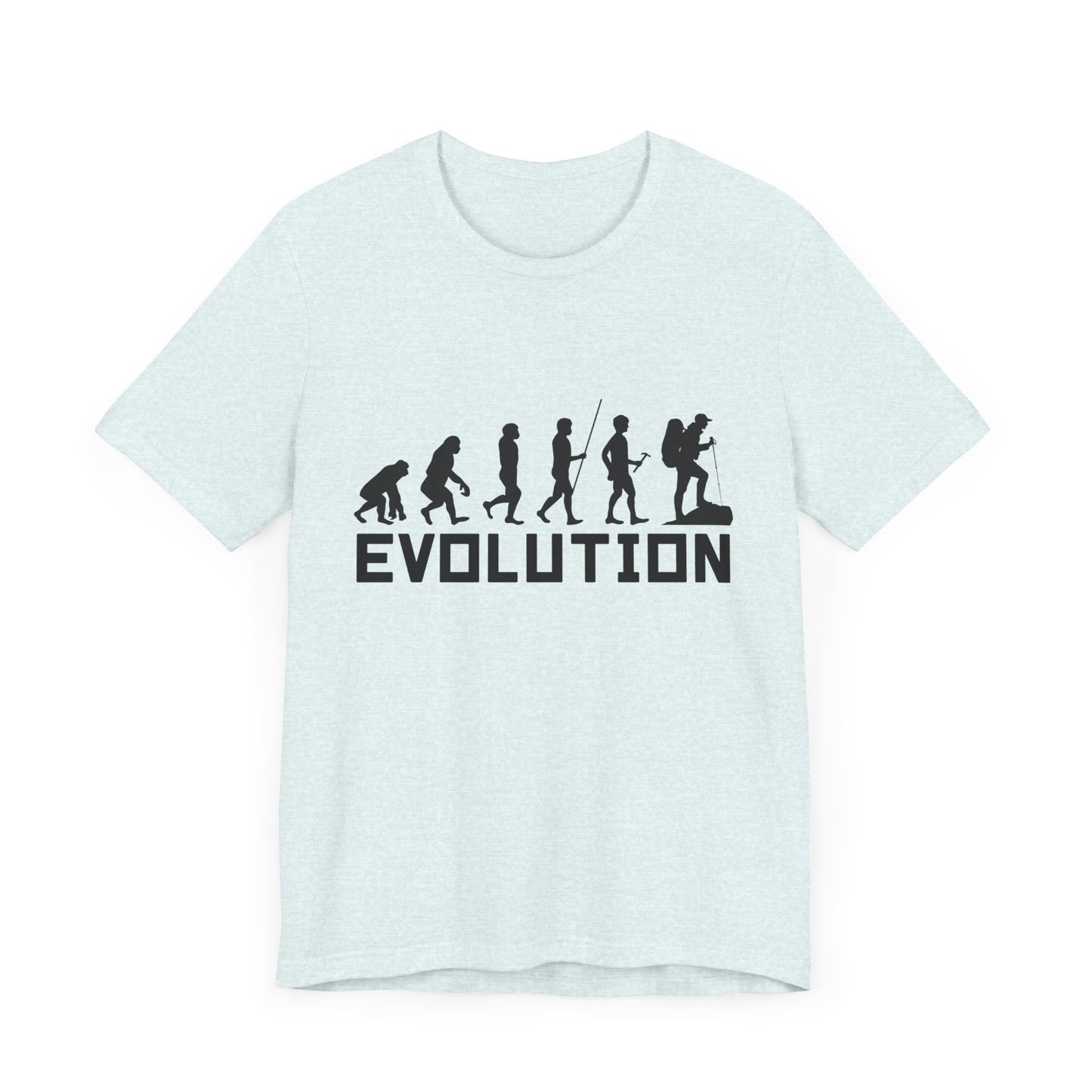 Camping:  Evolution - Unisex Jersey Short Sleeve Tee