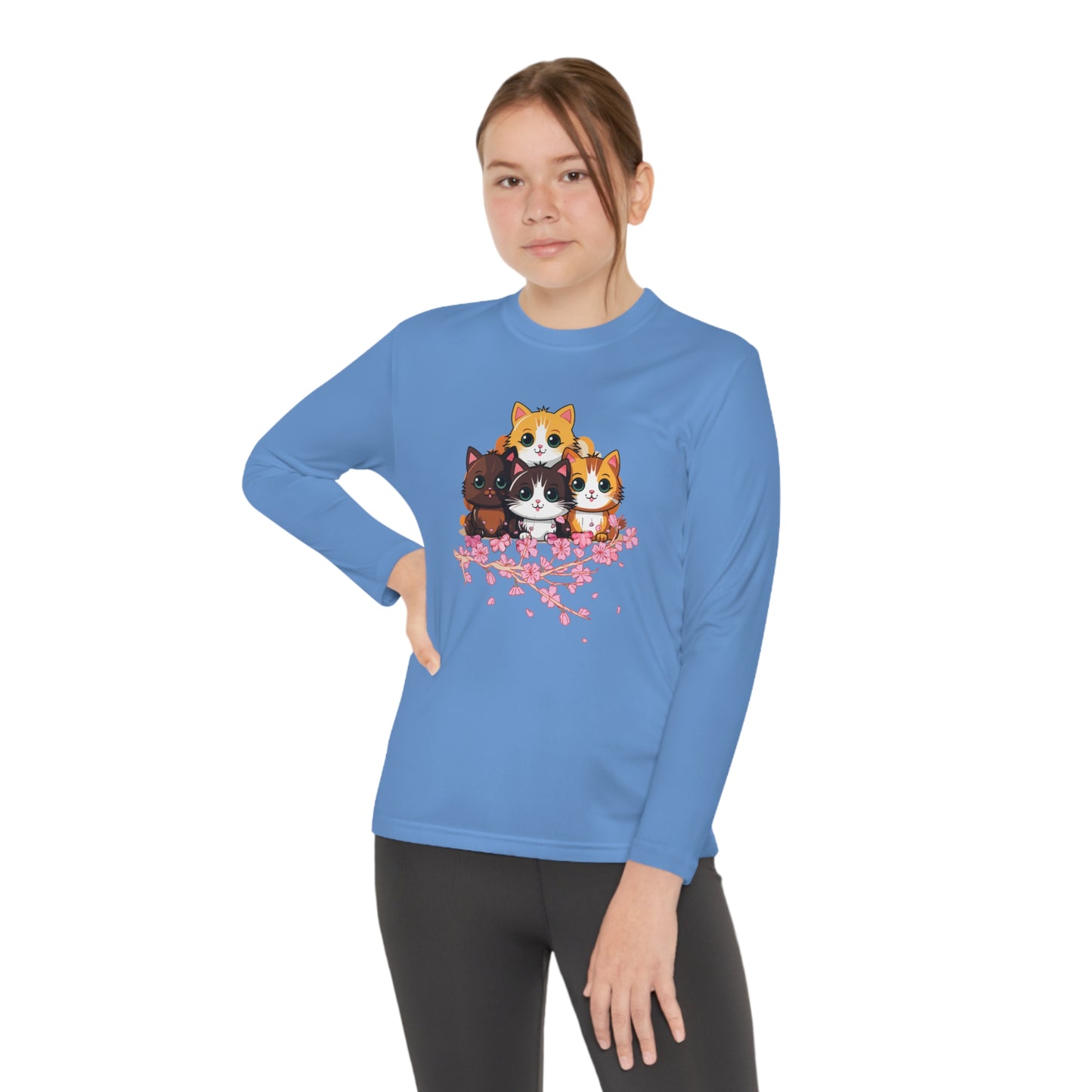 Kittens: Little Bundles of Joy - Youth Long Sleeve Competitor Tee