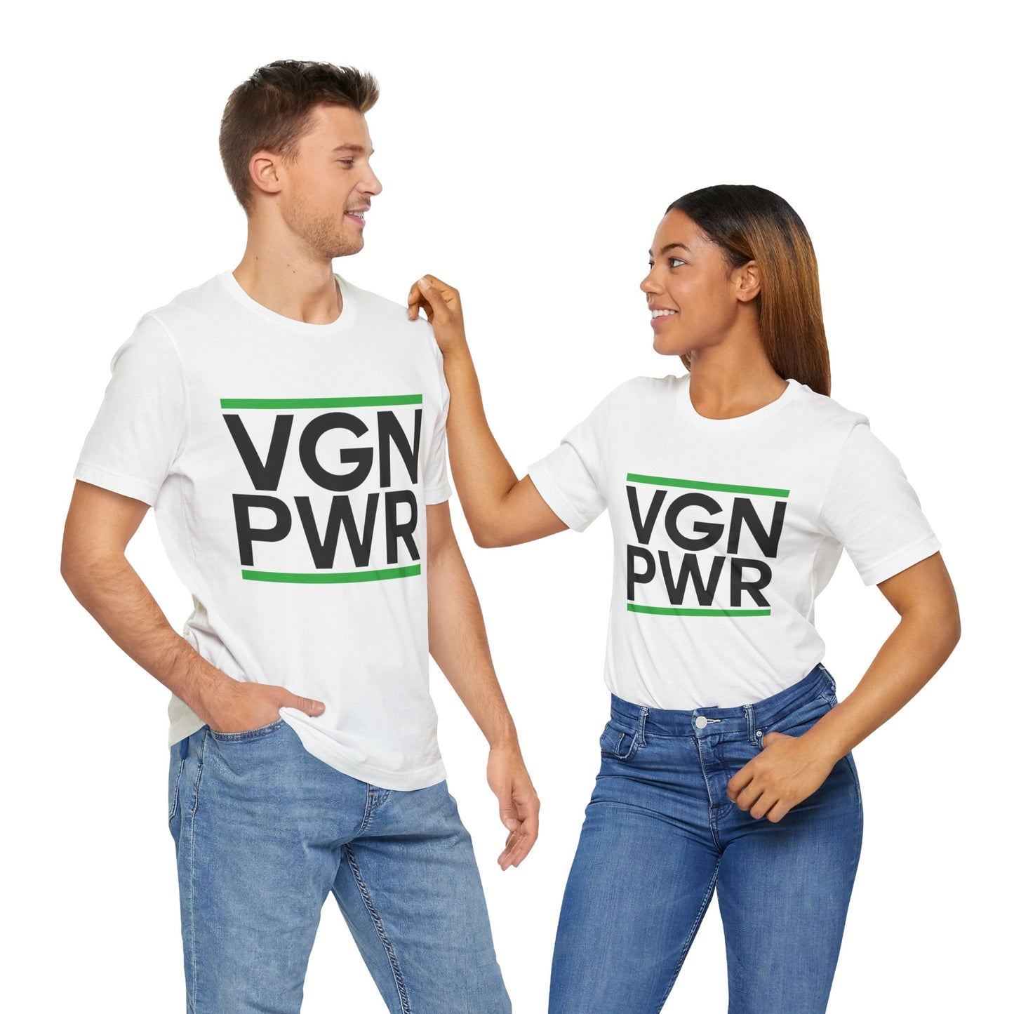 Vegan: VGN PWR - Unisex Jersey Short Sleeve Tee