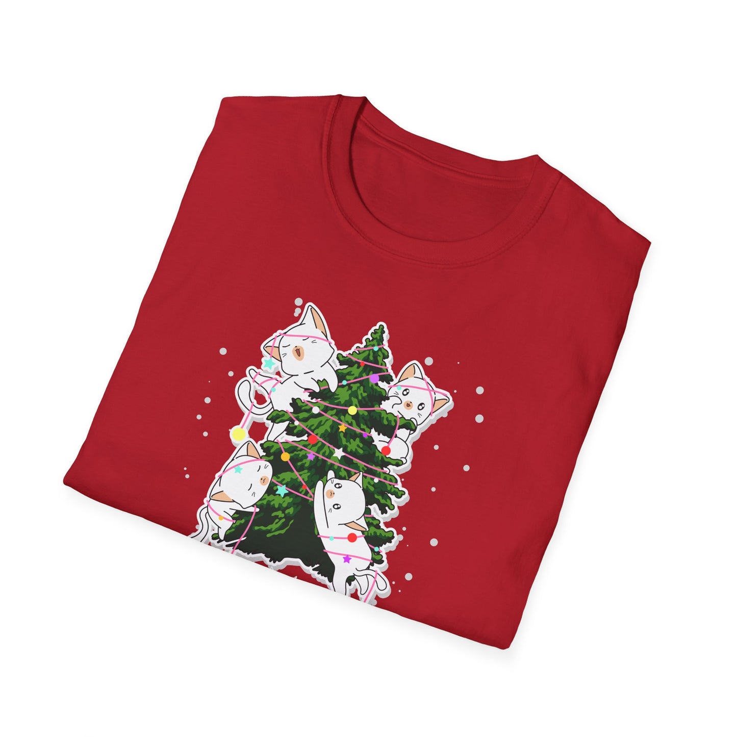 Meowy Christmas - Unisex Softstyle T-Shirt - 10078