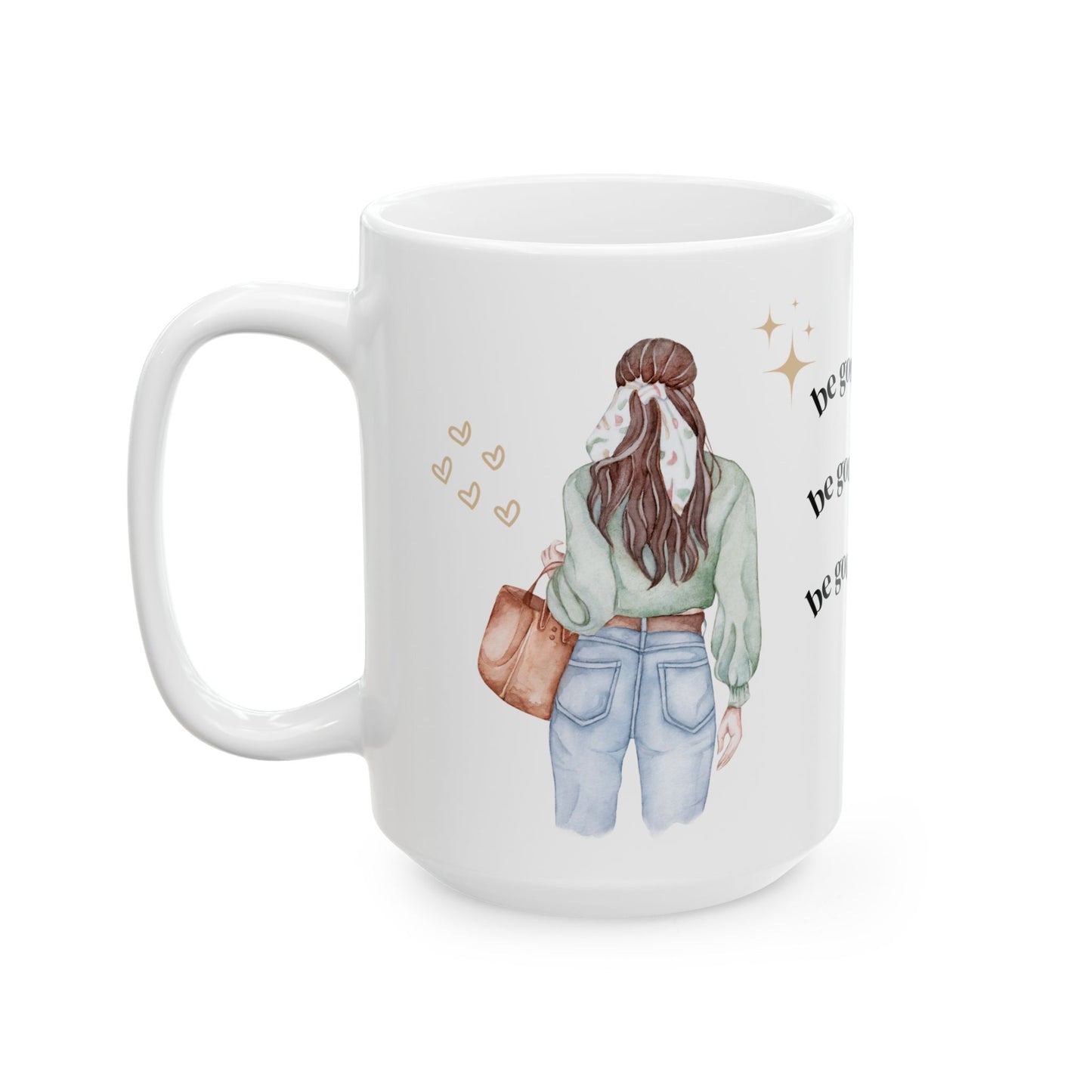 Motivational Ceramic Mug - 'Be Good Do Good' Coffee Cup, Inspirational Drinkware for Her, Self-Care Gift, Positive Affirmation Mug - 14078