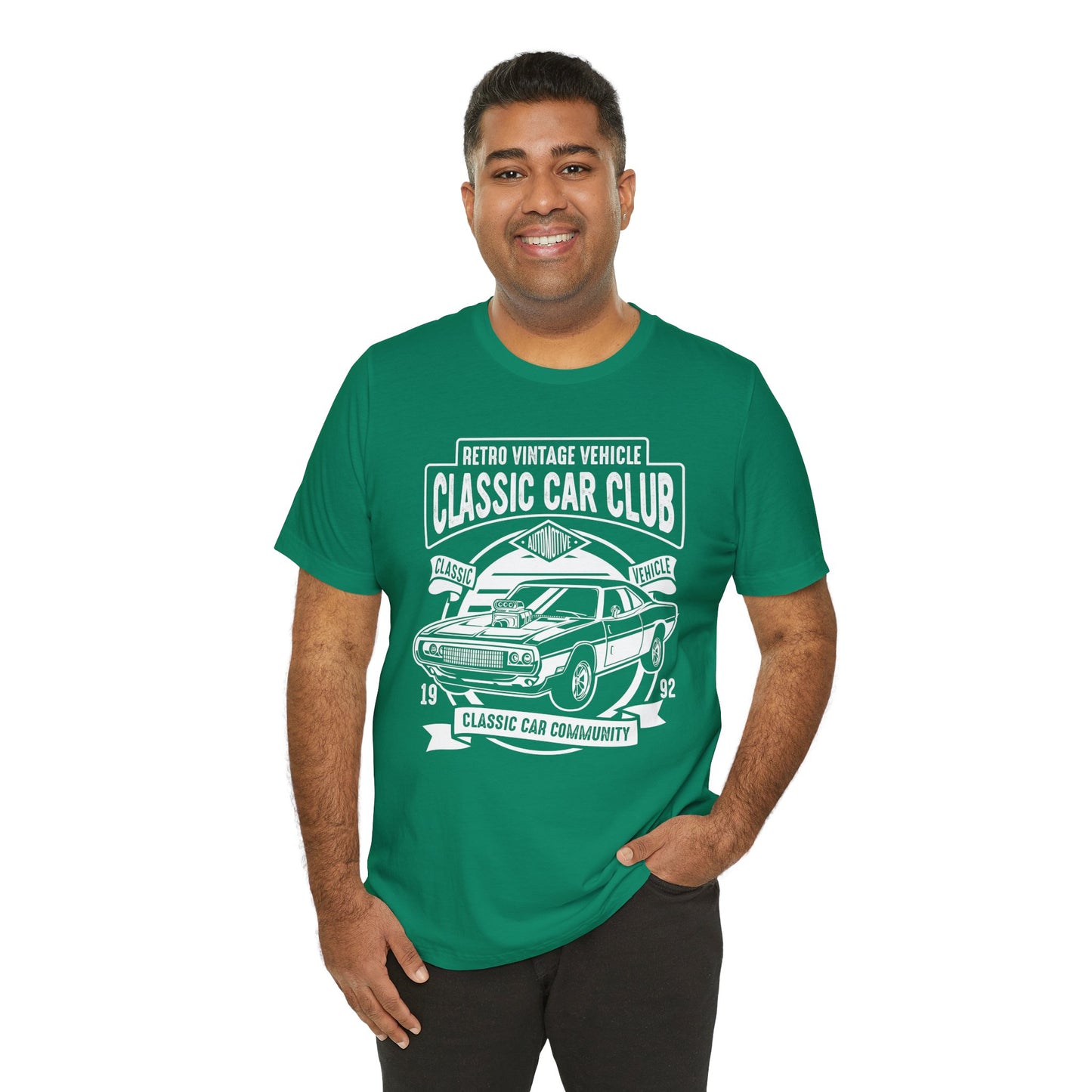 Retro Vintage Vehicle - Unisex Jersey Short Sleeve Tee - 12698