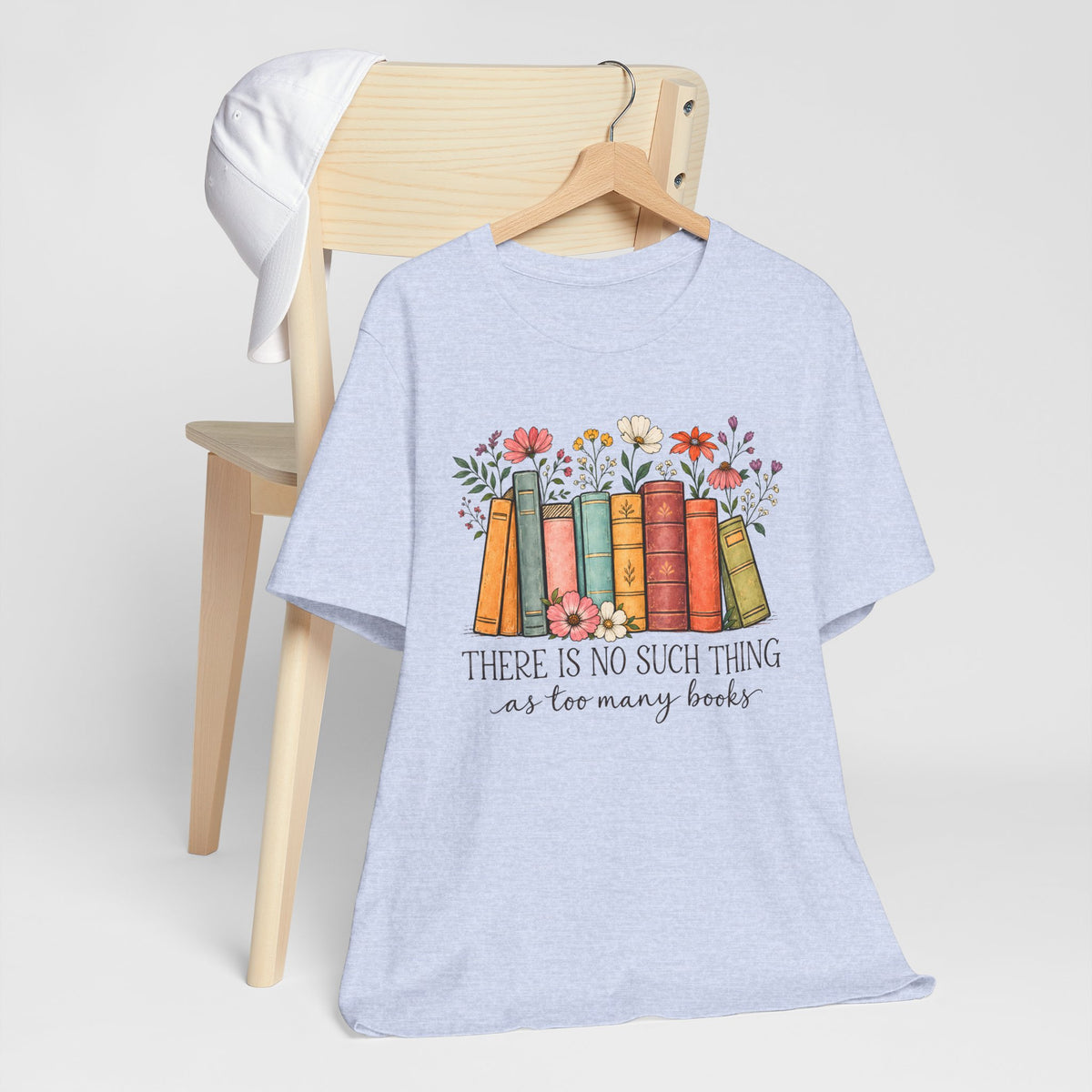 Book Lover T-Shirt,  Vintage Floral Bookshelf Tee - 14524