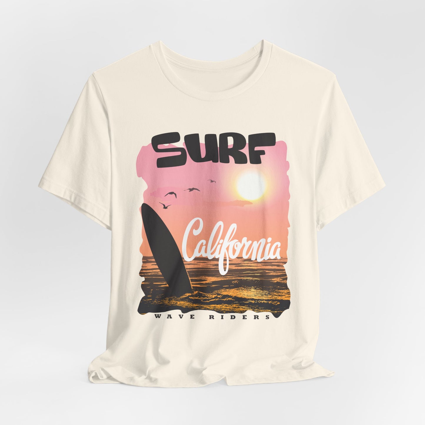 Surf California, Wave Riders - Unisex Jersey Short Sleeve Tee - 13184