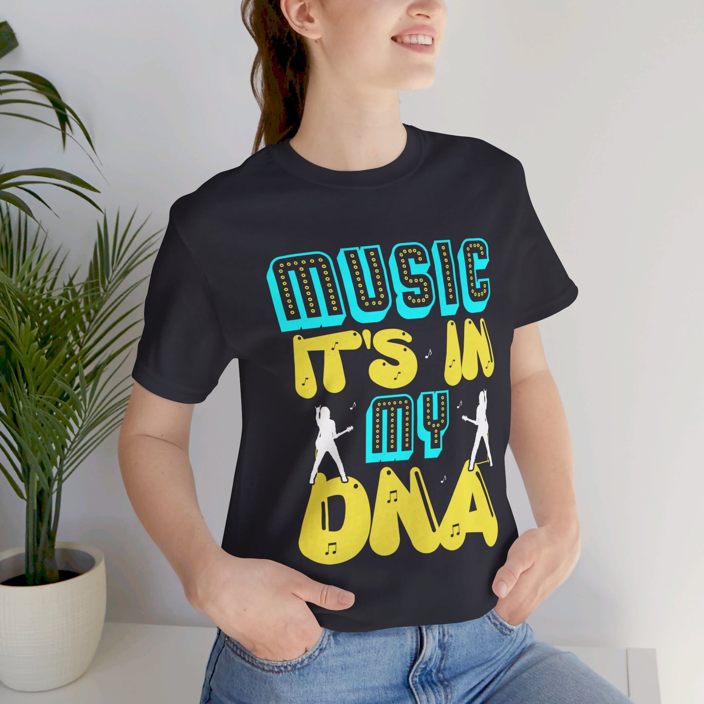 Music: It's In My DNA - Unisex Jersey Short Sleeve Tee