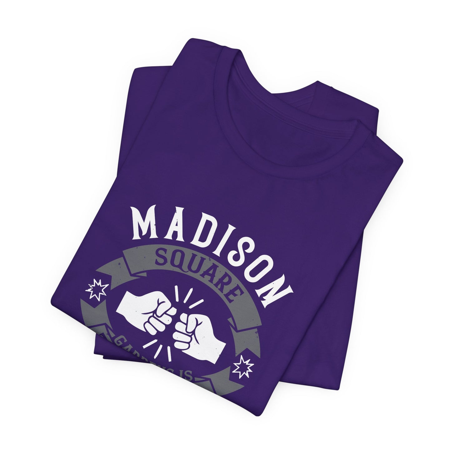 Madison Square Garden Is the Mecca of Boxing - Unisex Jersey Short Sleeve Tee - 11722