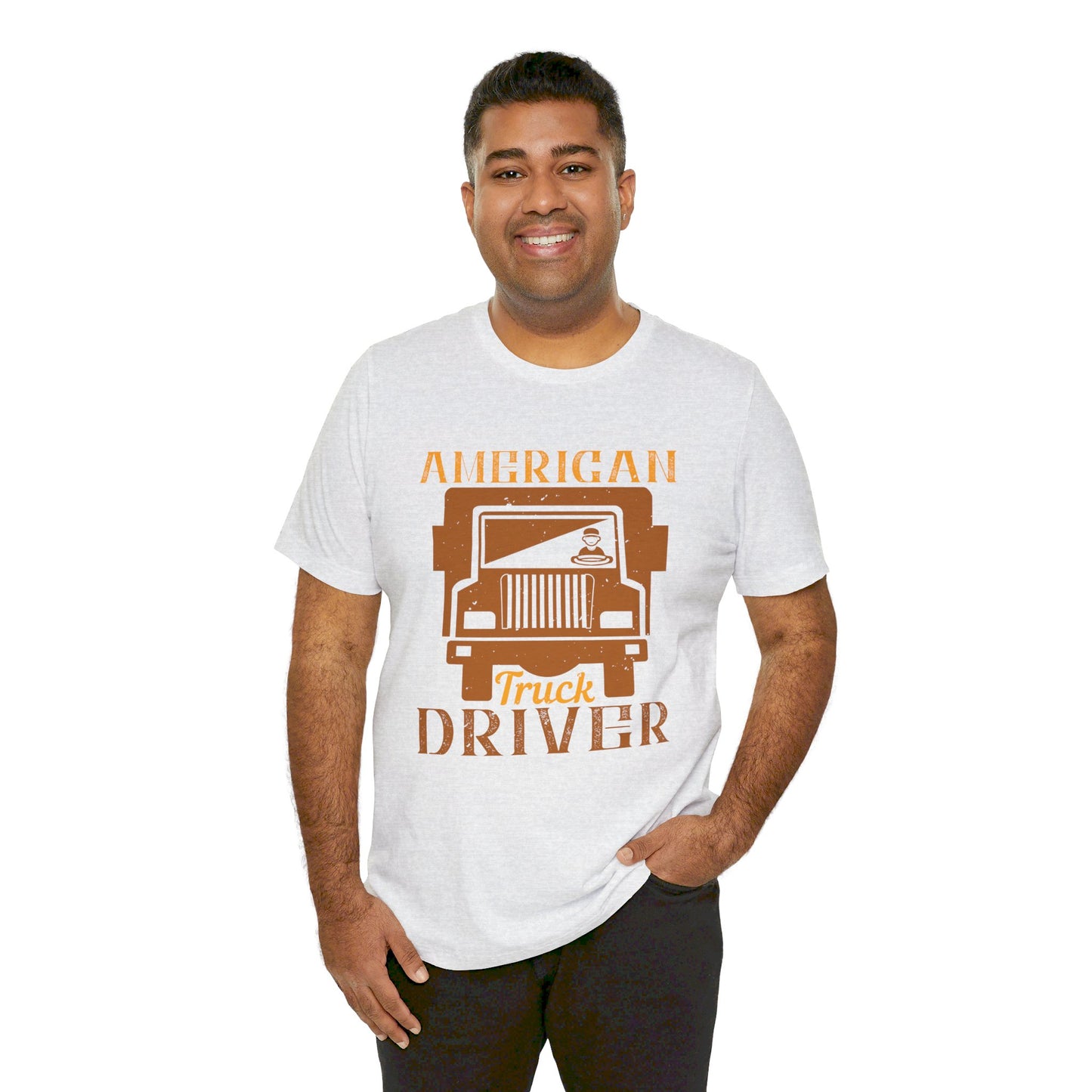 American Truck Driver - Unisex Jersey Short Sleeve Tee