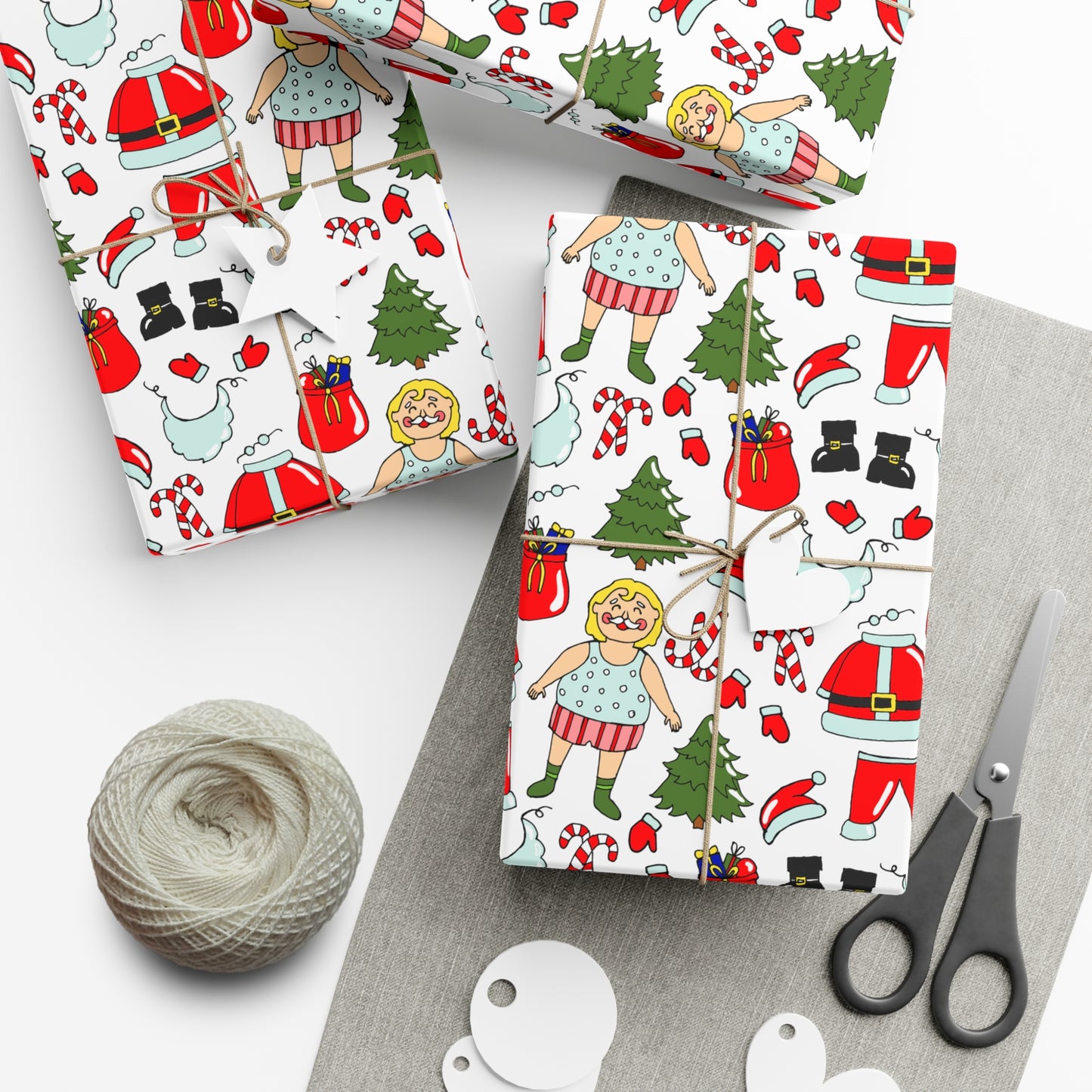 Merry Christmas - Gift Wrap Papers - 10103