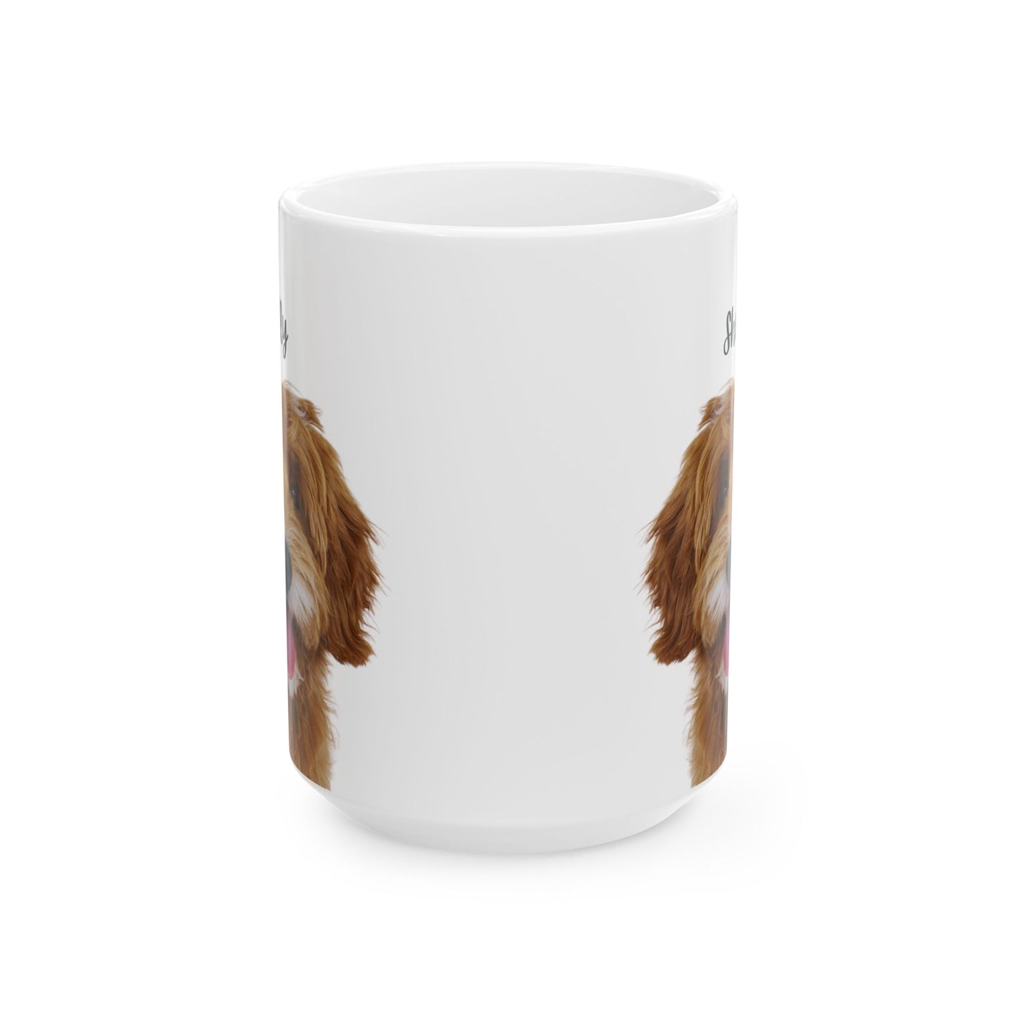 Personalized Dog Lover's Ceramic Mug - Cute Pet Gift for Coffee, Tea, Dog-Themed Home Decor - 14156