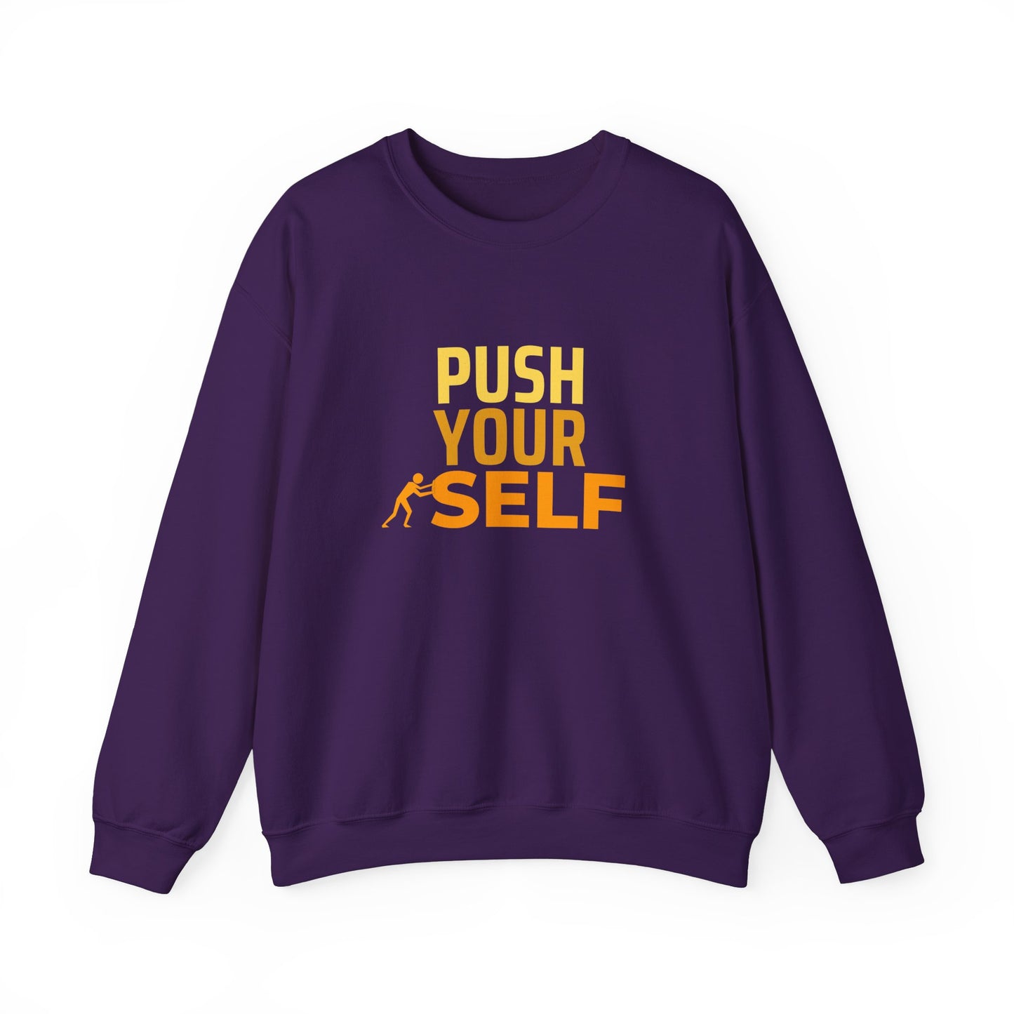 Push Yourself - Unisex Heavy Blend™ Crewneck Sweatshirt - 10591