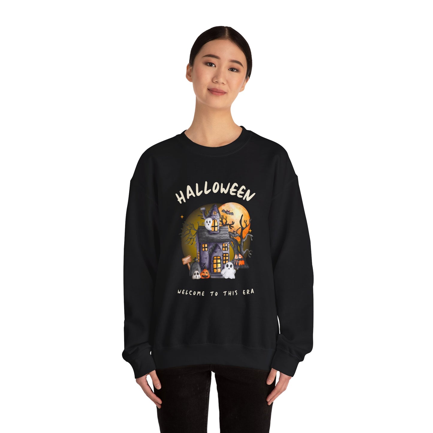 Halloween, Welcome to This Era - Unisex Heavy Blend™ Crewneck Sweatshirt