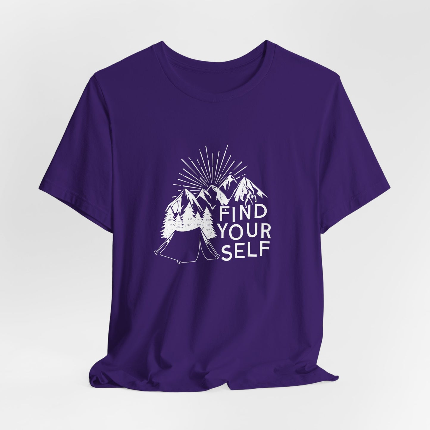 Camping: Find Yourself - Unisex Jersey Short Sleeve Tee