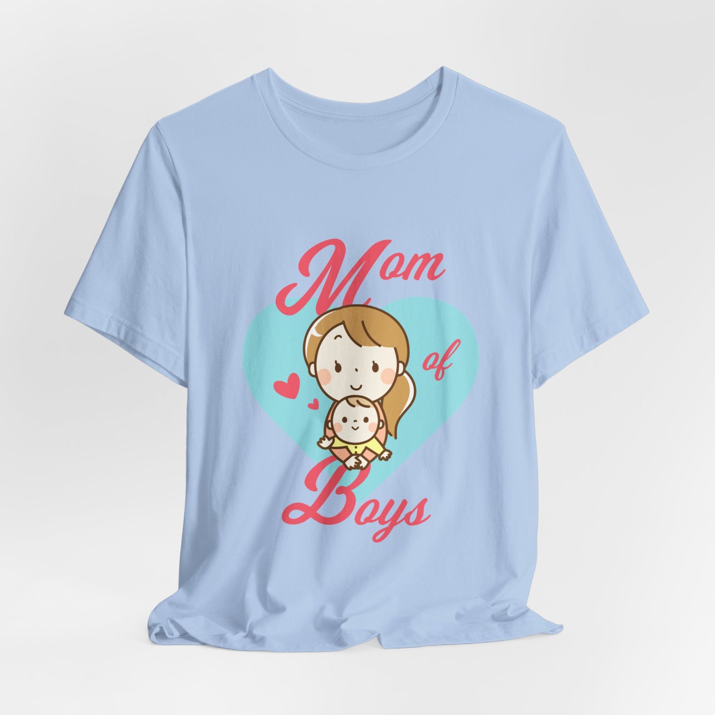 Mom Of Boys - Unisex Jersey Short Sleeve Tee