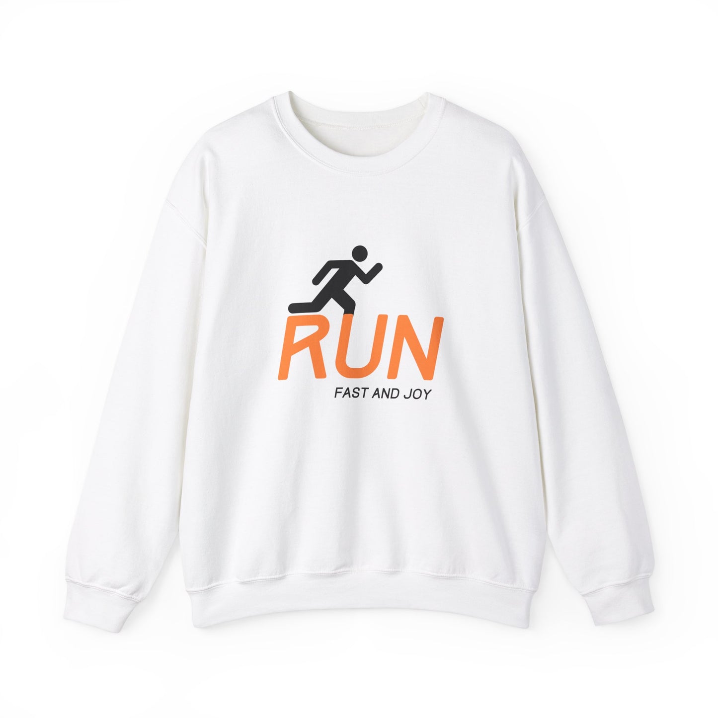 Run Fast & Joy - Unisex Heavy Blend™ Crewneck Sweatshirt