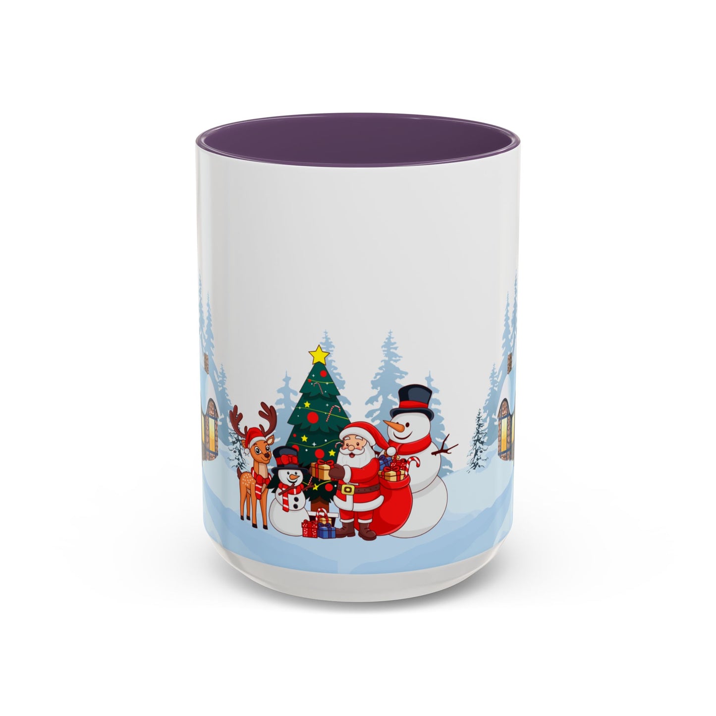 Outdoor Christmas Party - Accent Coffee Mug (11, 15oz) - 10454