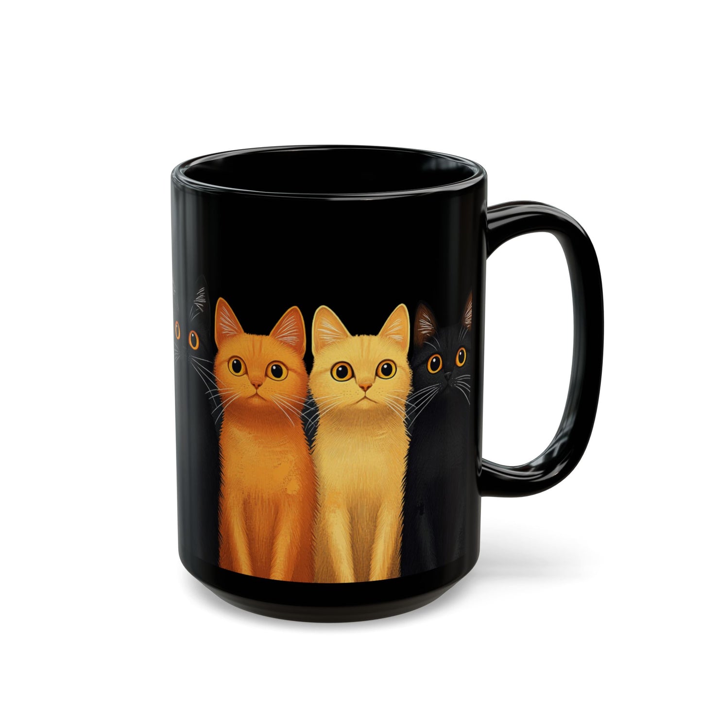 Cute Cats - Black Mug (11oz, 15oz) - 11195