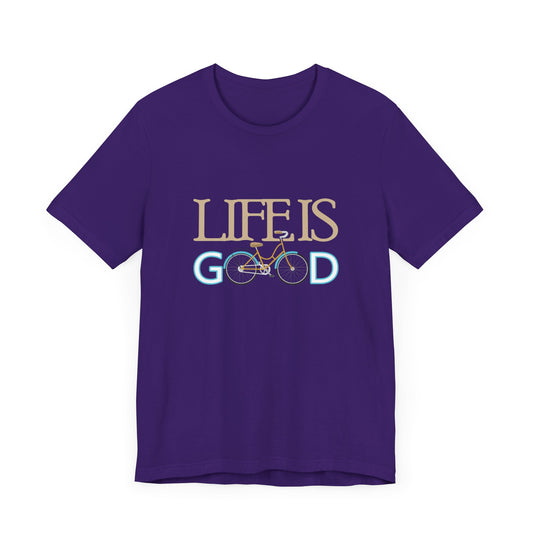 Bicycle: Life Is Good - Unisex Jersey Short Sleeve Tee