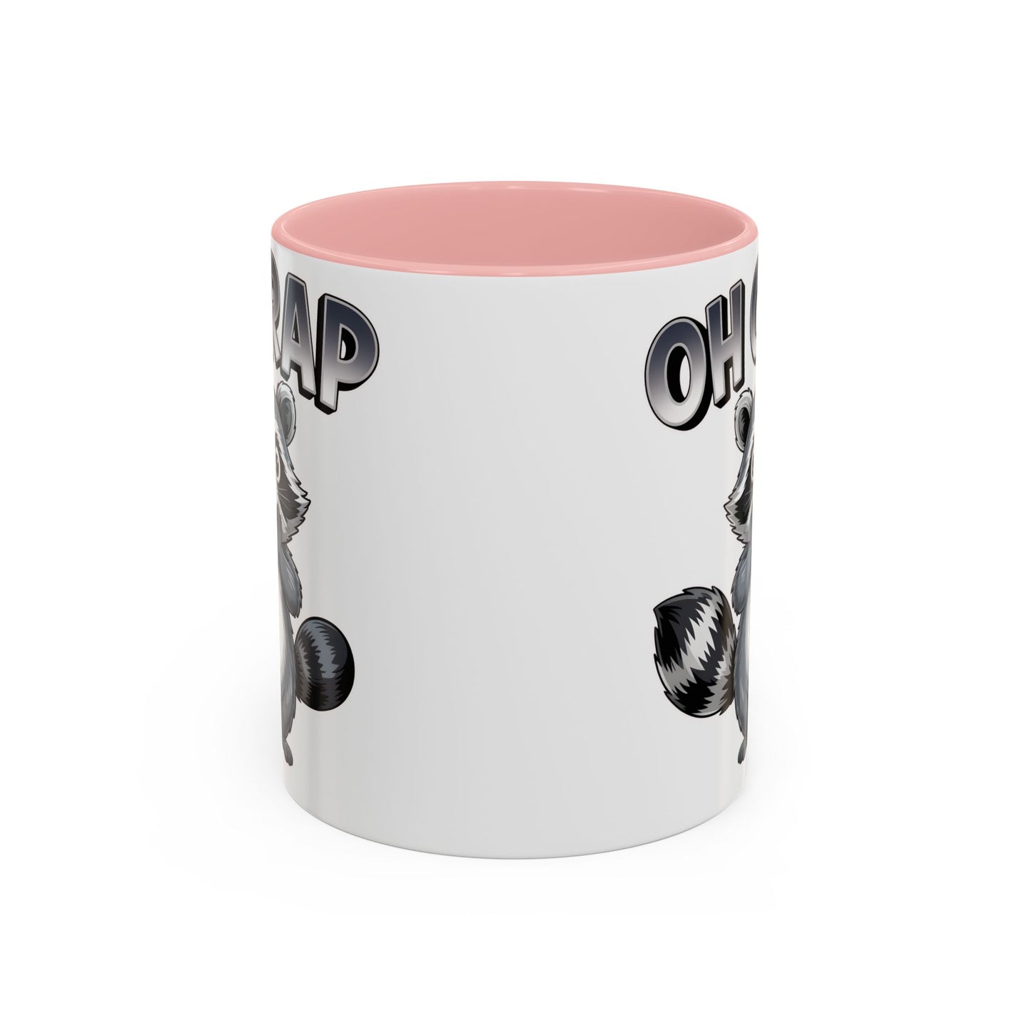 Oh Crap Raccoon Mug – Funny Cute Trash Panda Coffee Mug Gift  (11/15oz) - 14863