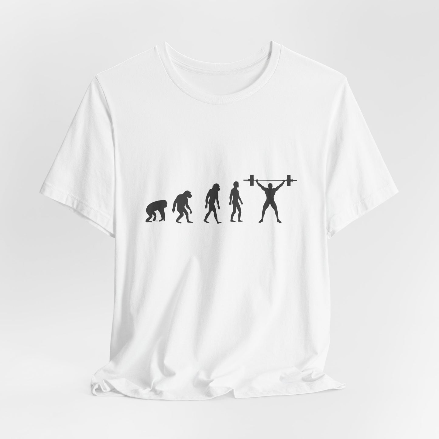 Gym: Human Evolution  - Unisex Jersey Short Sleeve Tee