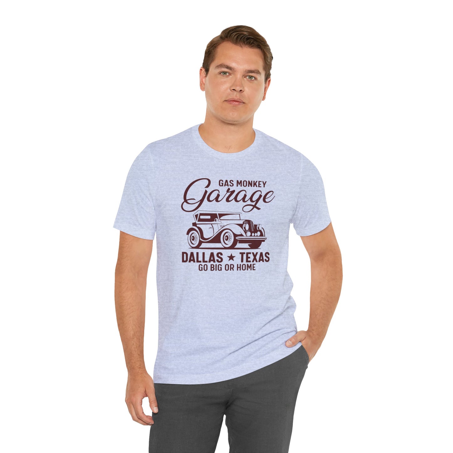 Gas Monkey Garage, Go Big or Home - Unisex Jersey Short Sleeve Tee