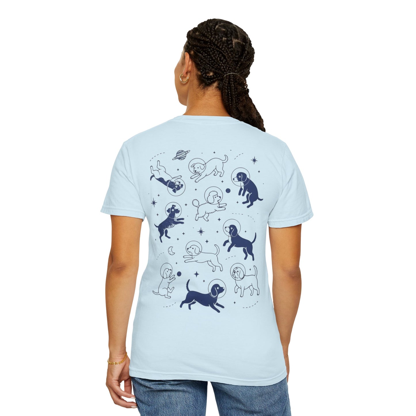 Space Dogs T-Shirt – Cute Astronaut Dog Graphic Tee for Dog Lovers - 14680