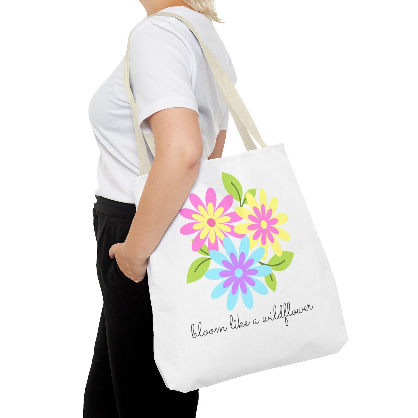 Bright Flower Tote Bag