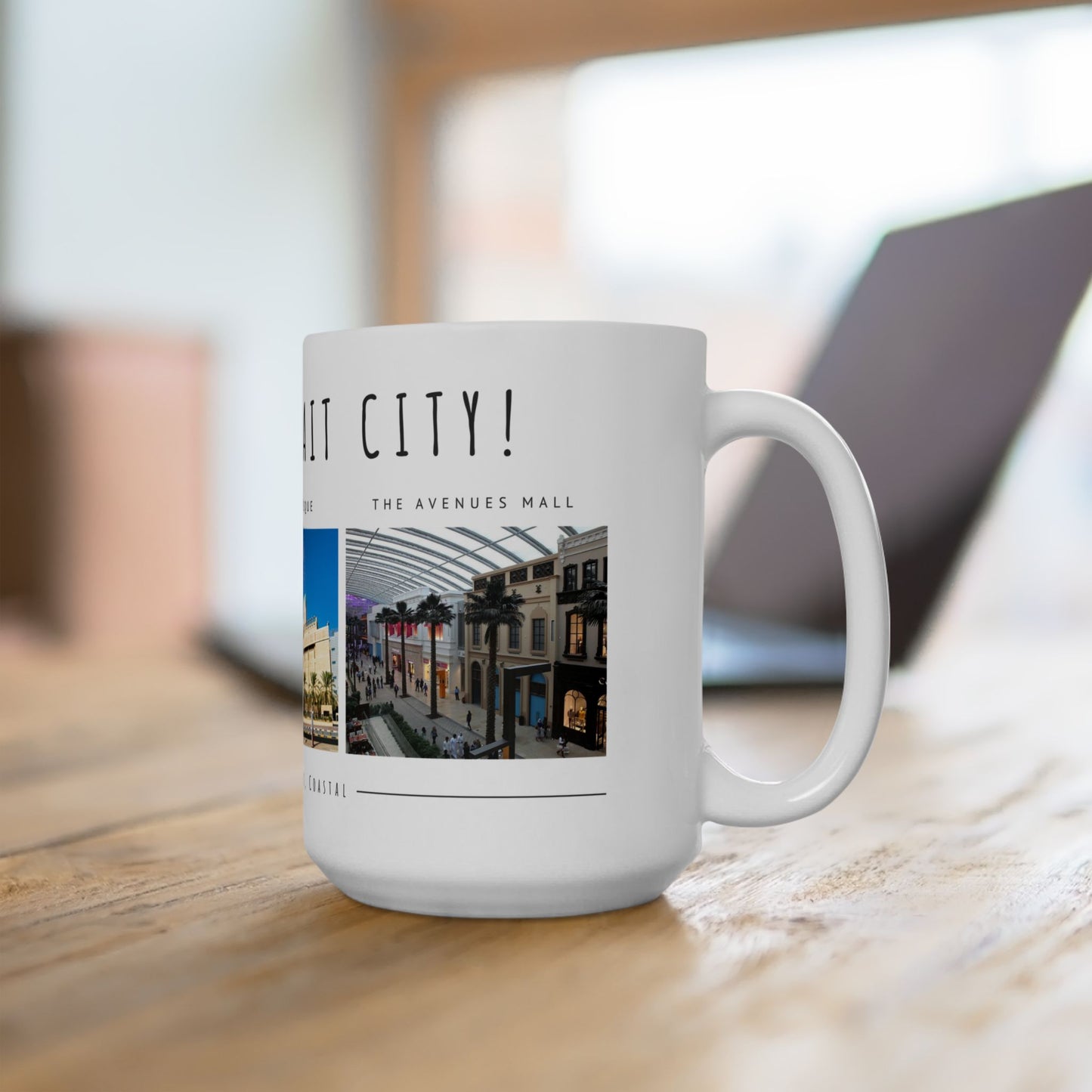 Hello, Kuwait City! Ceramic Mug - 11oz & 15oz Options - 12180