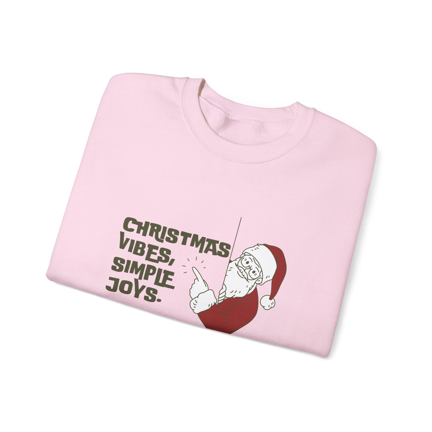 Christmas Vibes, Simple Joys - Unisex Heavy Blend™ Crewneck Sweatshirt