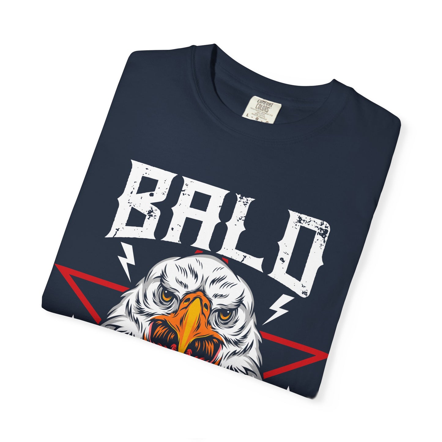 American Eagle, Bald is Beautiful T-Shirt, Unisex Garment-Dyed Tee - 13491