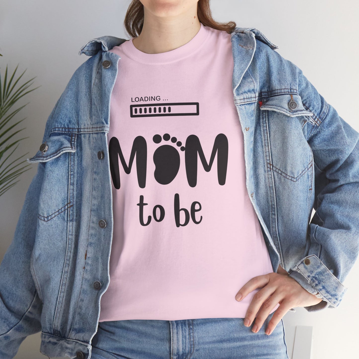 Mom to Be Shirt – Pregnancy Announcement Gift Tee with Loading Bar - 14879