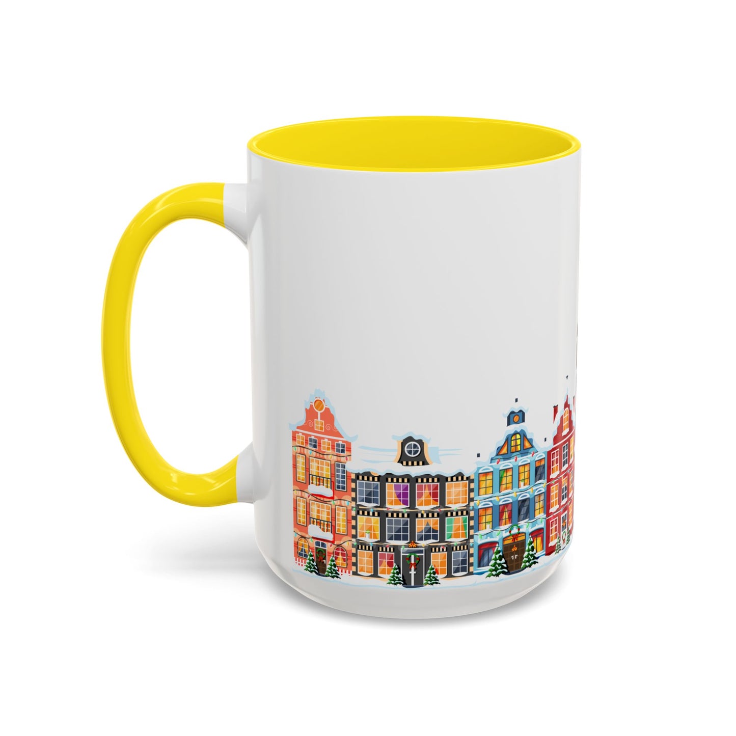 Christmas Houses - Accent Coffee Mug (11, 15oz) - 10438