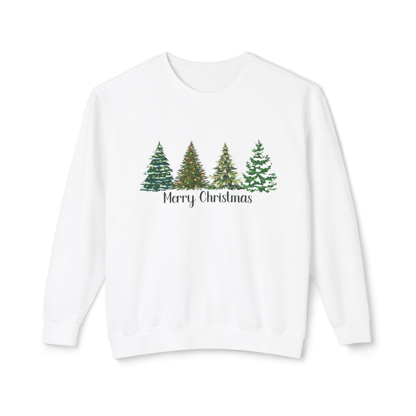 Winter Trees - Unisex Lightweight Crewneck Sweatshirt - 10238