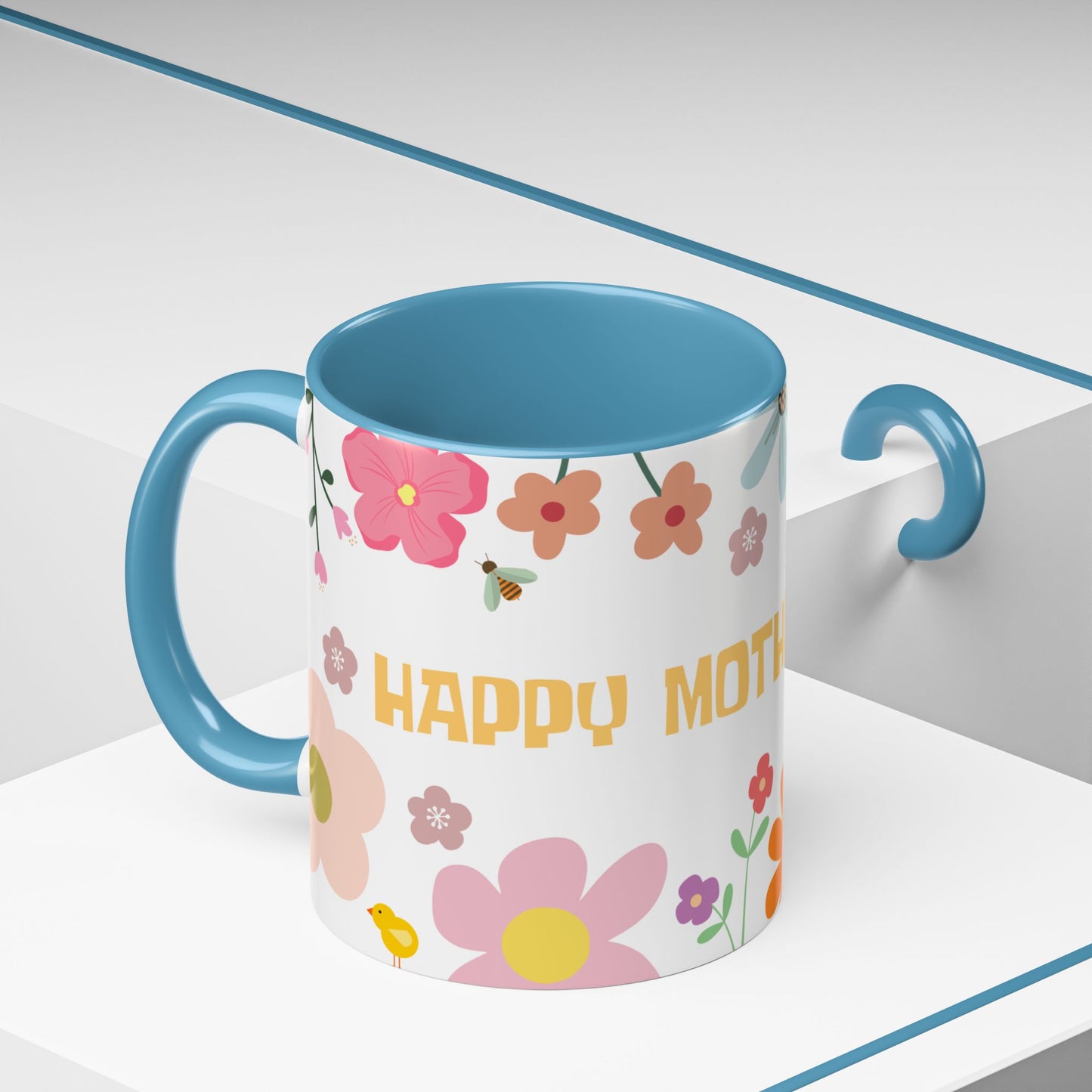 Floral Happy Mother's Day Coffee Mug - 11oz & 15oz - 11915