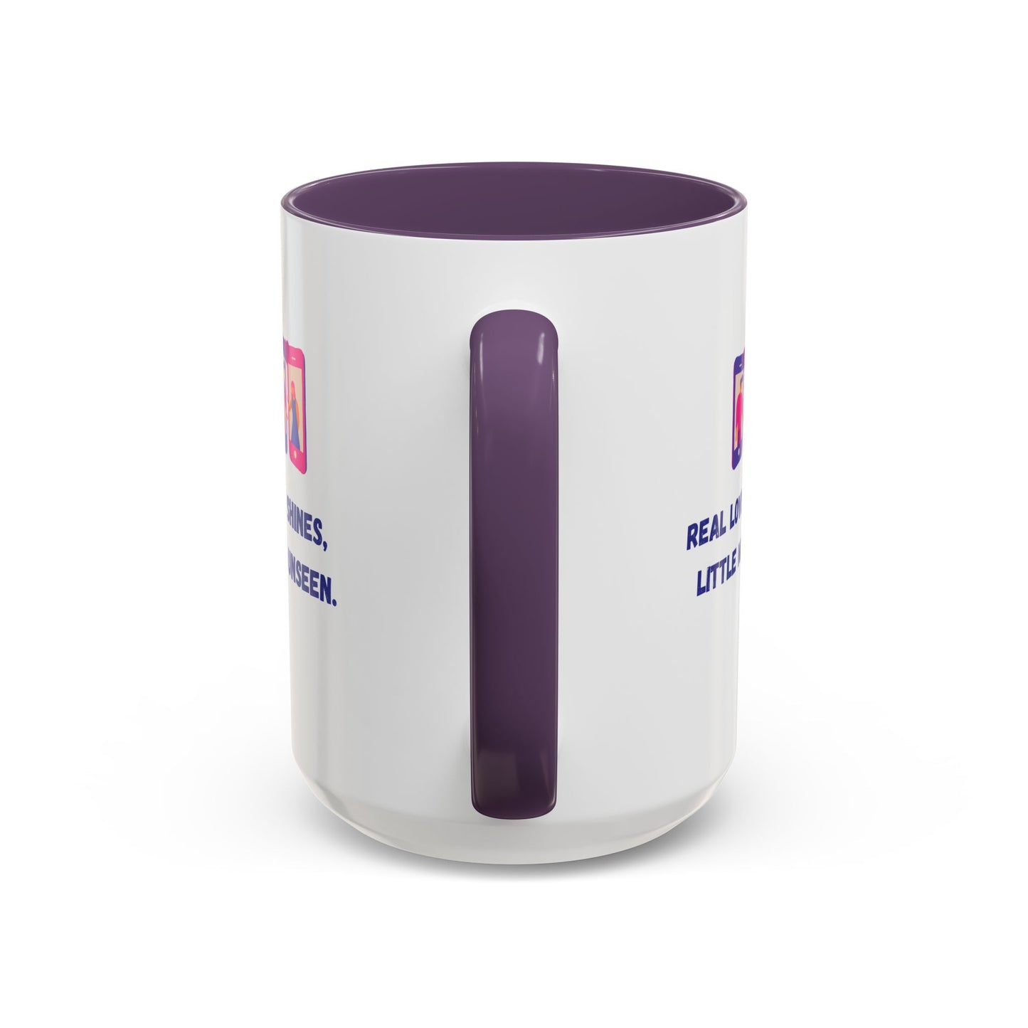 Love Sees Imperfection Perfectly. - Accent Coffee Mug (11, 15oz) - 11560