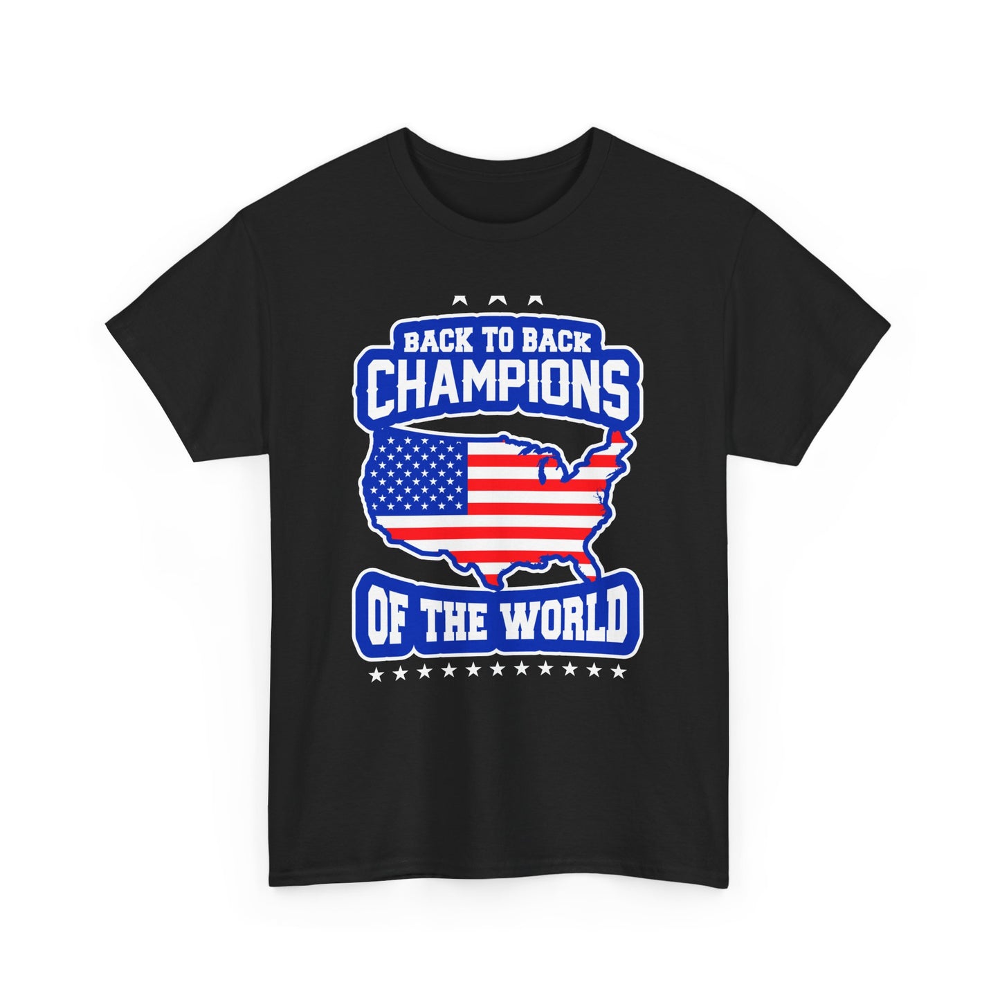 Back-to-Back Champions Unisex Tee | Perfect for Sports Fans, Casual Wear, Gifts, Fourth of July, BBQ Events - 13597