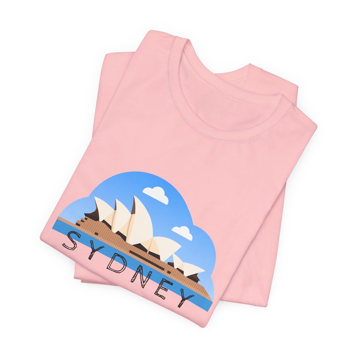 Sydney Graphic Unisex Jersey Tee - Coastal Vibes T-Shirt - 12044