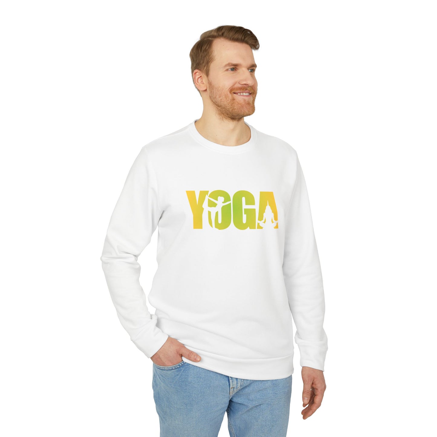 Yoga - Adidas Unisex Fleece Crewneck Sweatshirt