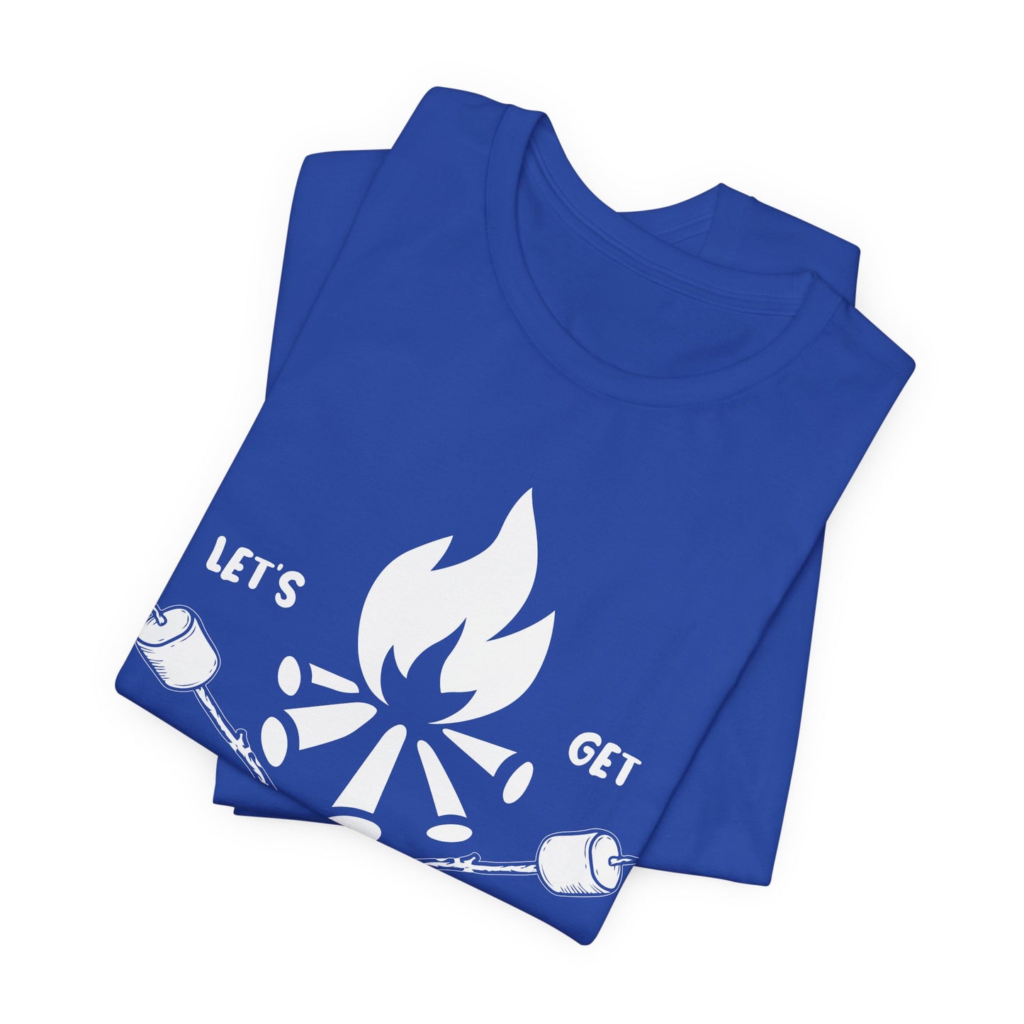 Camping: Let's Get Toasted - Unisex Jersey Short Sleeve Tee