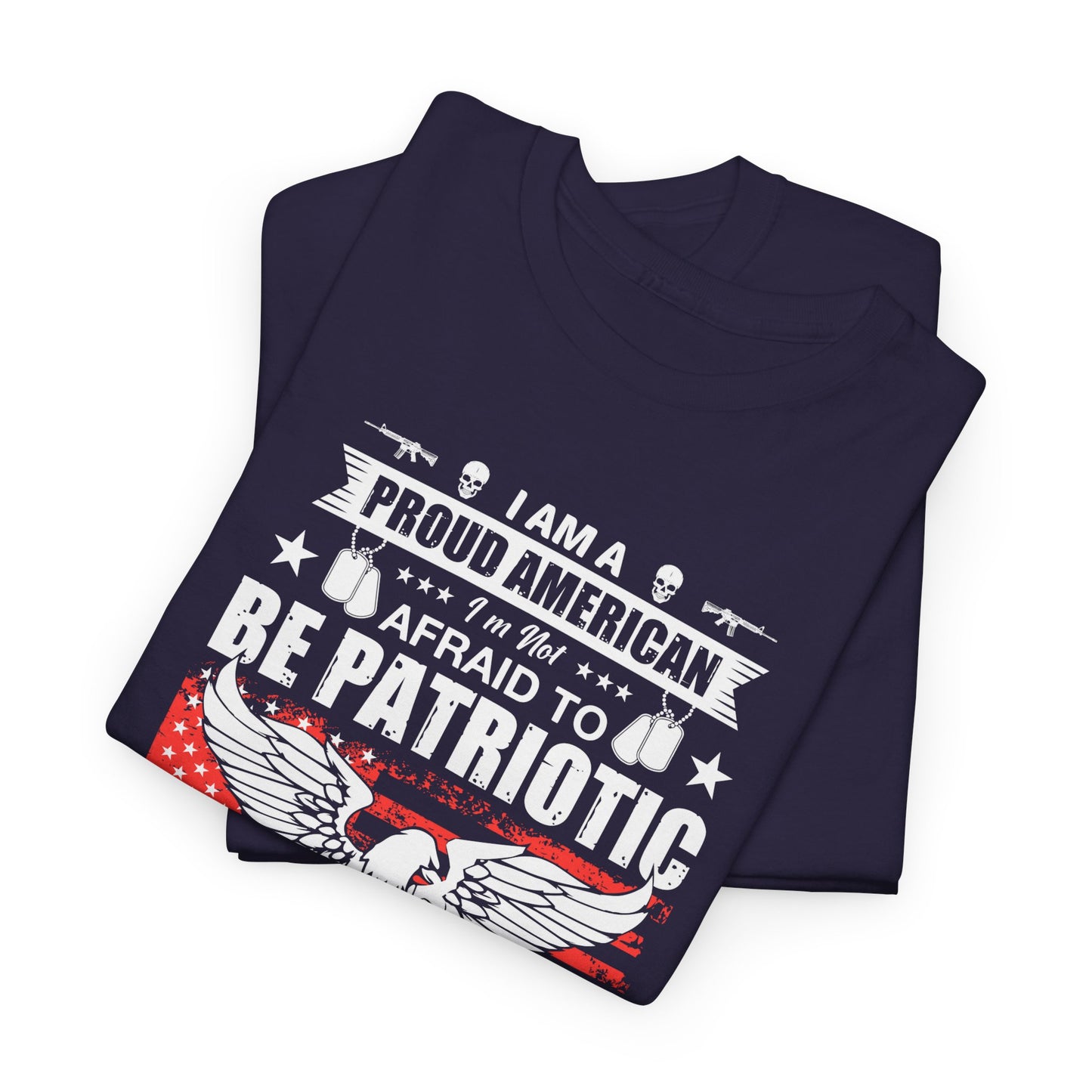 Unisex Patriotic Tee - Proud American T-Shirt, 4th of July Gift, Freedom Shirt, Memorial Day Apparel, Casual Wear - 13789