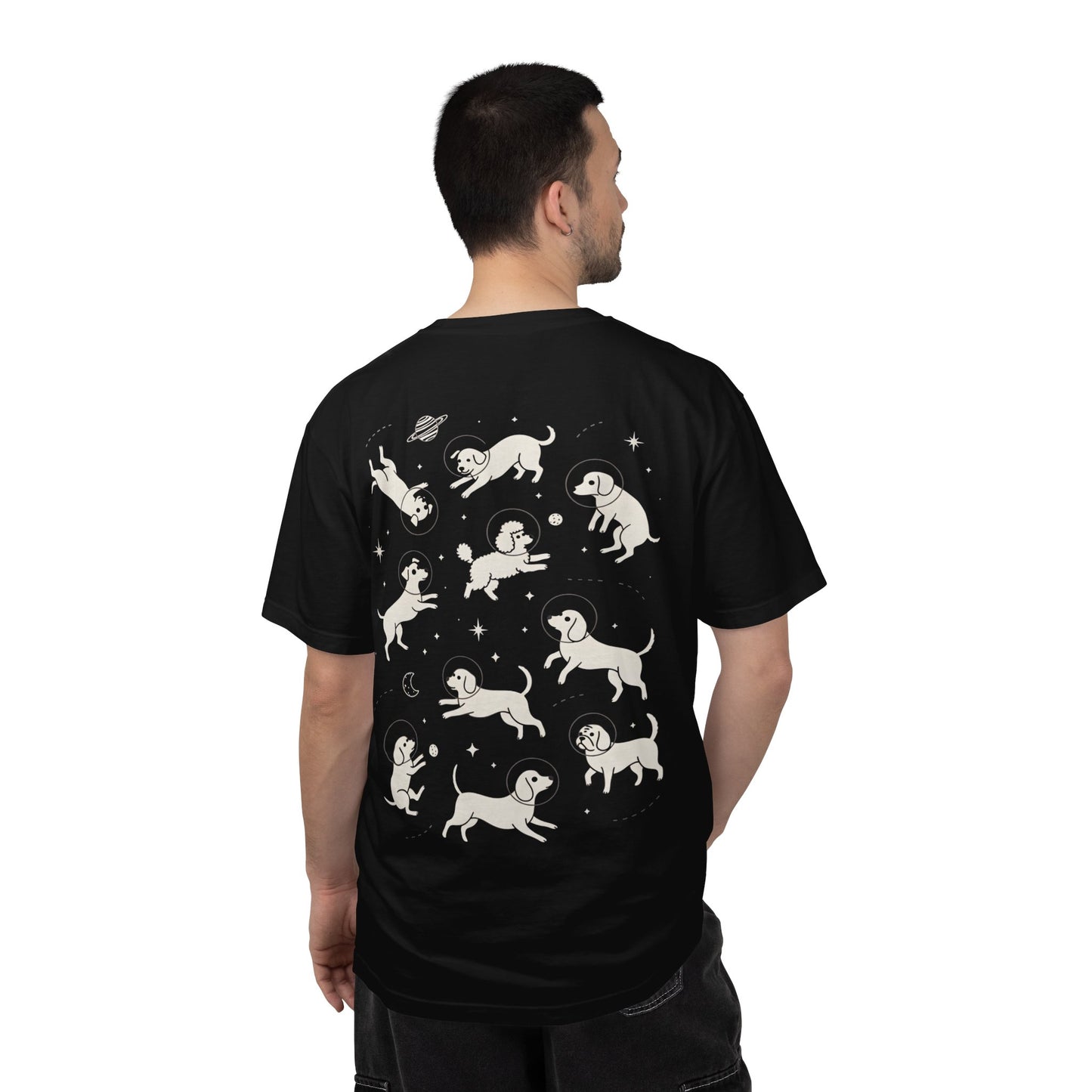 Space Dogs T-Shirt – Cute Astronaut Dog Graphic Tee for Dog Lovers - 14680