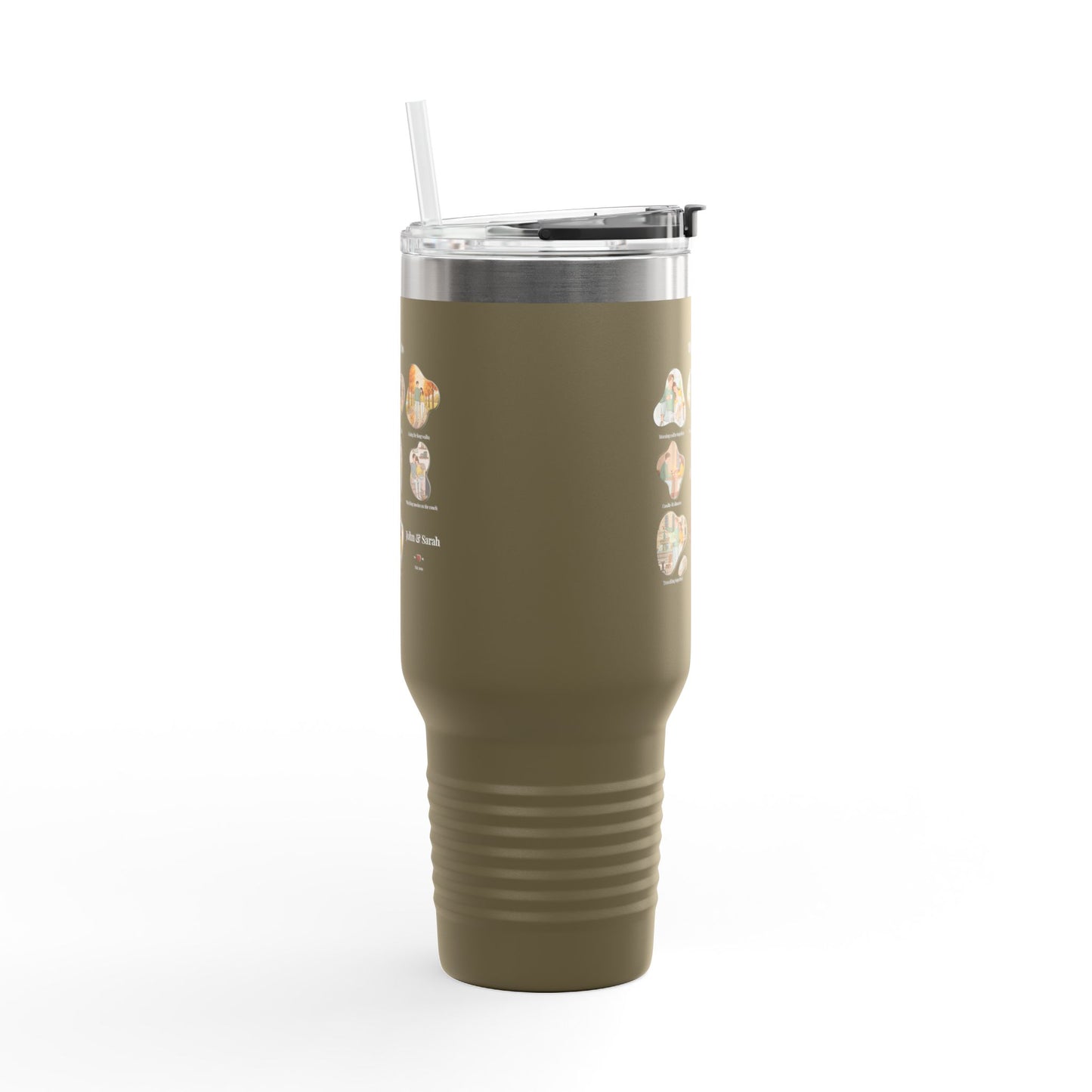 Our Favourite Things to Do Together – Personalised Valentine’s 40oz Insulated Travel Tumbler - 14715