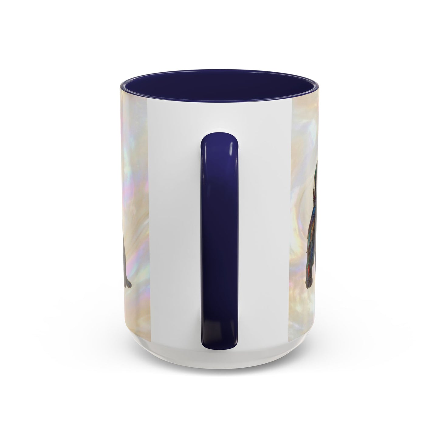 Scottish Terrier Accent Coffee Mug – Stained Glass Design 11/15oz - 14644