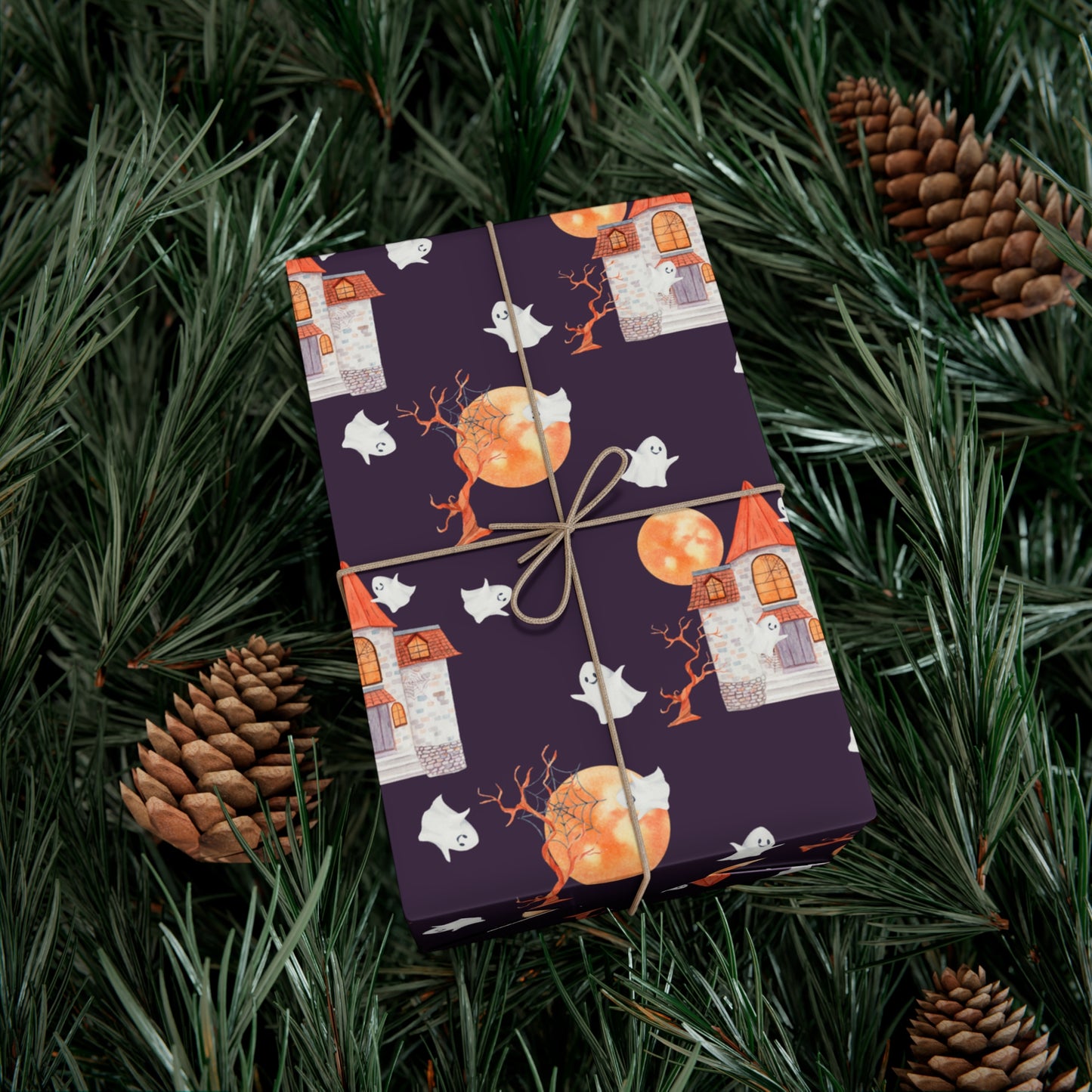 Halloween House - Gift Wrap Papers