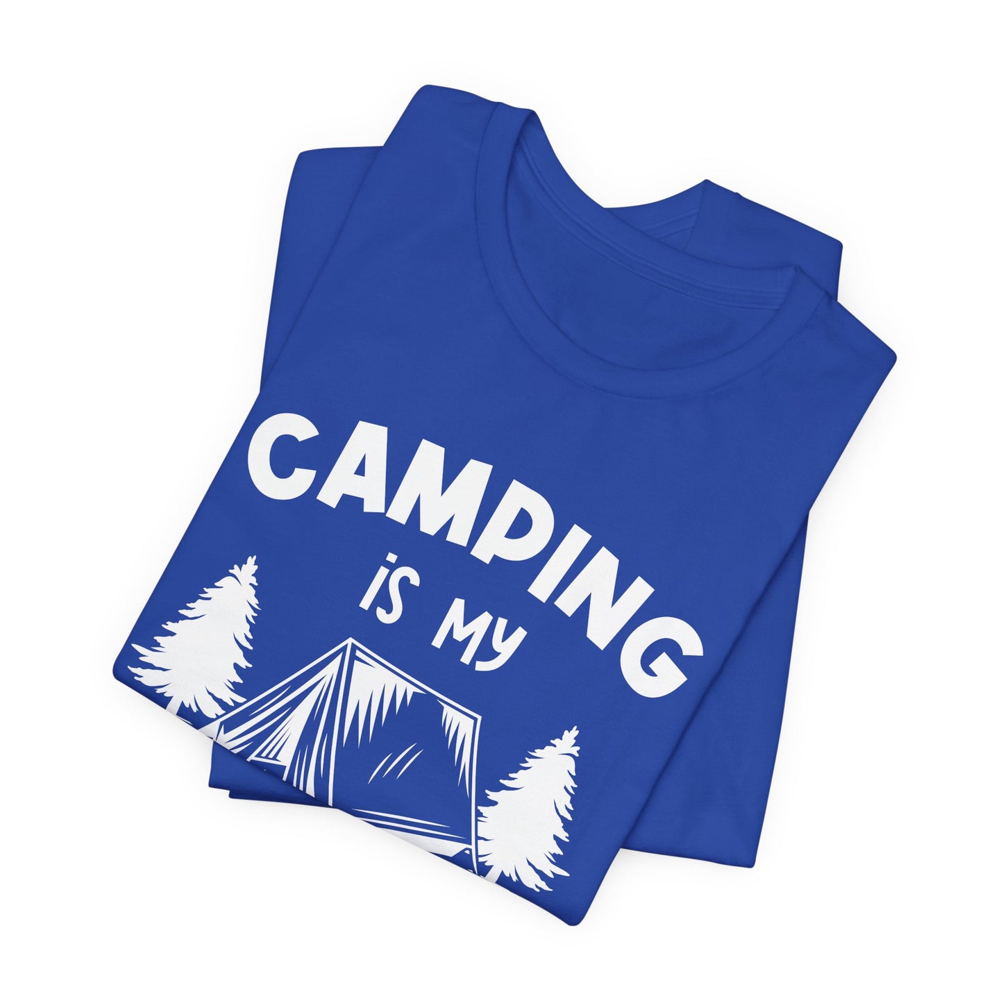 Camping Is My Therapy - Unisex Jersey Short Sleeve Tee - 12648