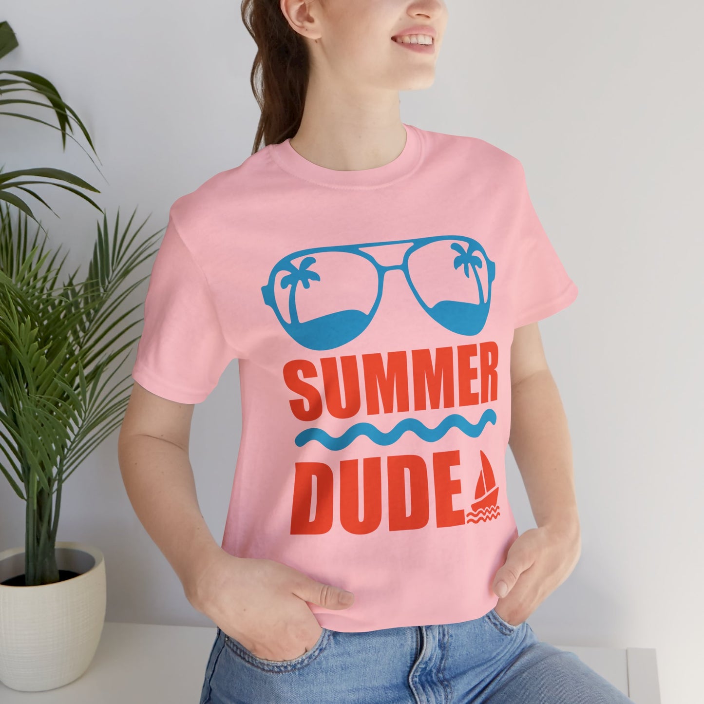 Summer Dude - Unisex Jersey Short Sleeve Tee - 13190
