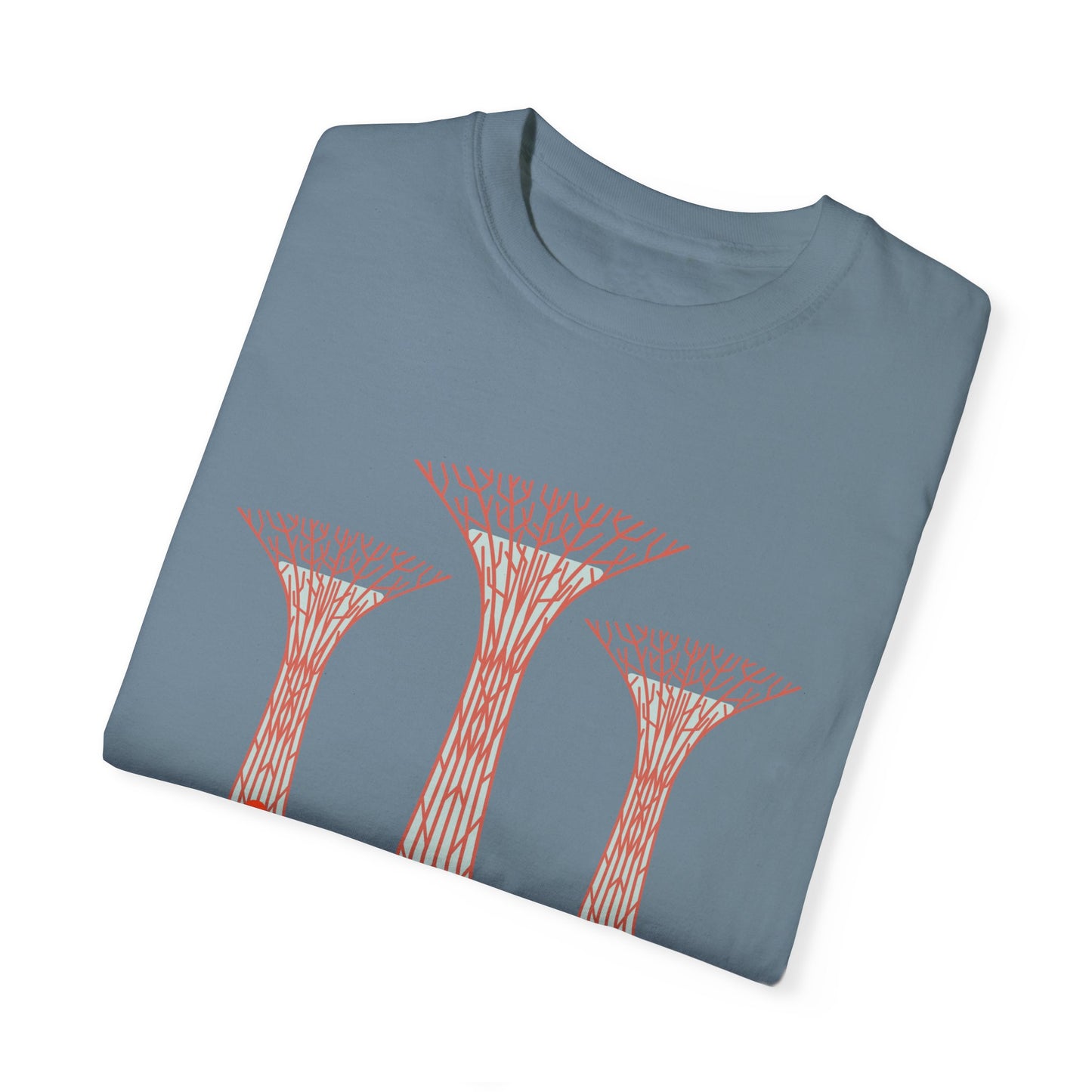 SingaporeT-Shirt - Casual Unisex Garment-Dyed Tee - 12085