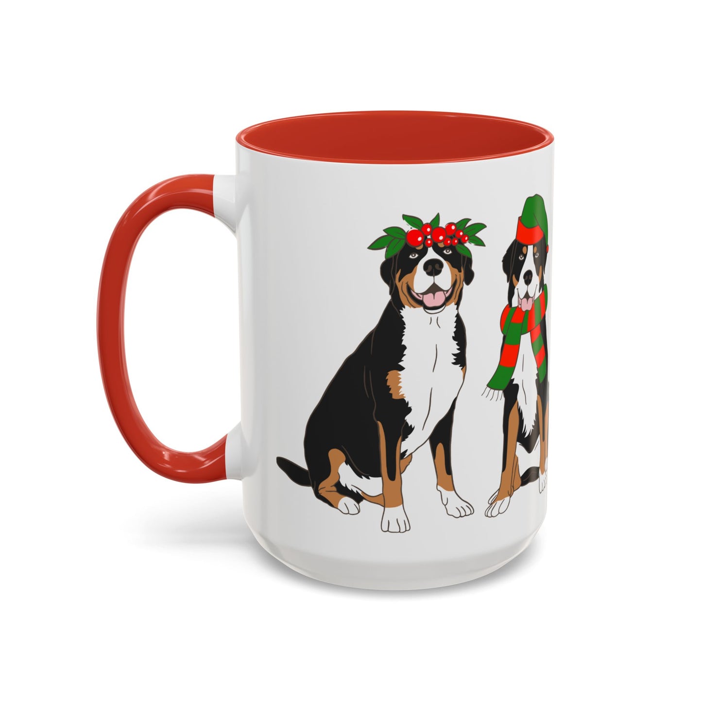 Christmas Dogs - Accent Coffee Mug (11, 15oz) - 10305