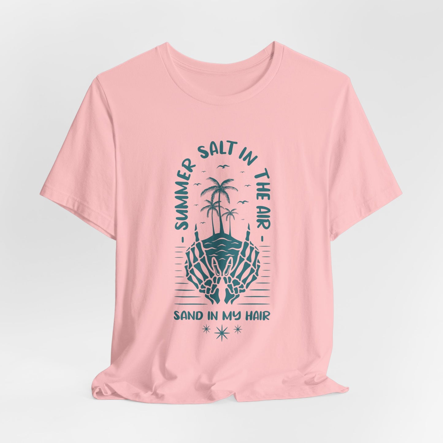 Summer Salt In The Air, Sand In My Hair - Unisex Jersey Short Sleeve Tee