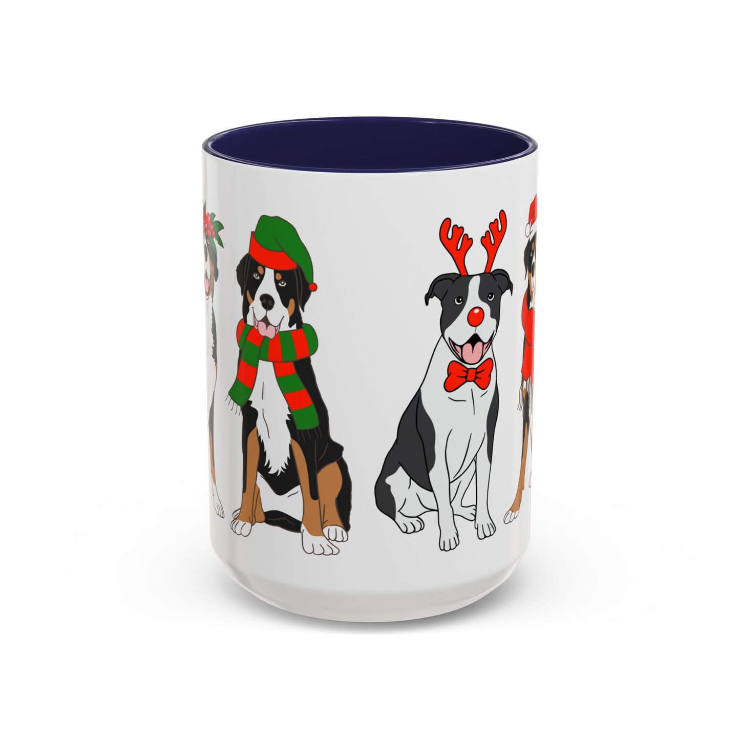 Christmas Dogs - Accent Coffee Mug (11, 15oz) - 10305