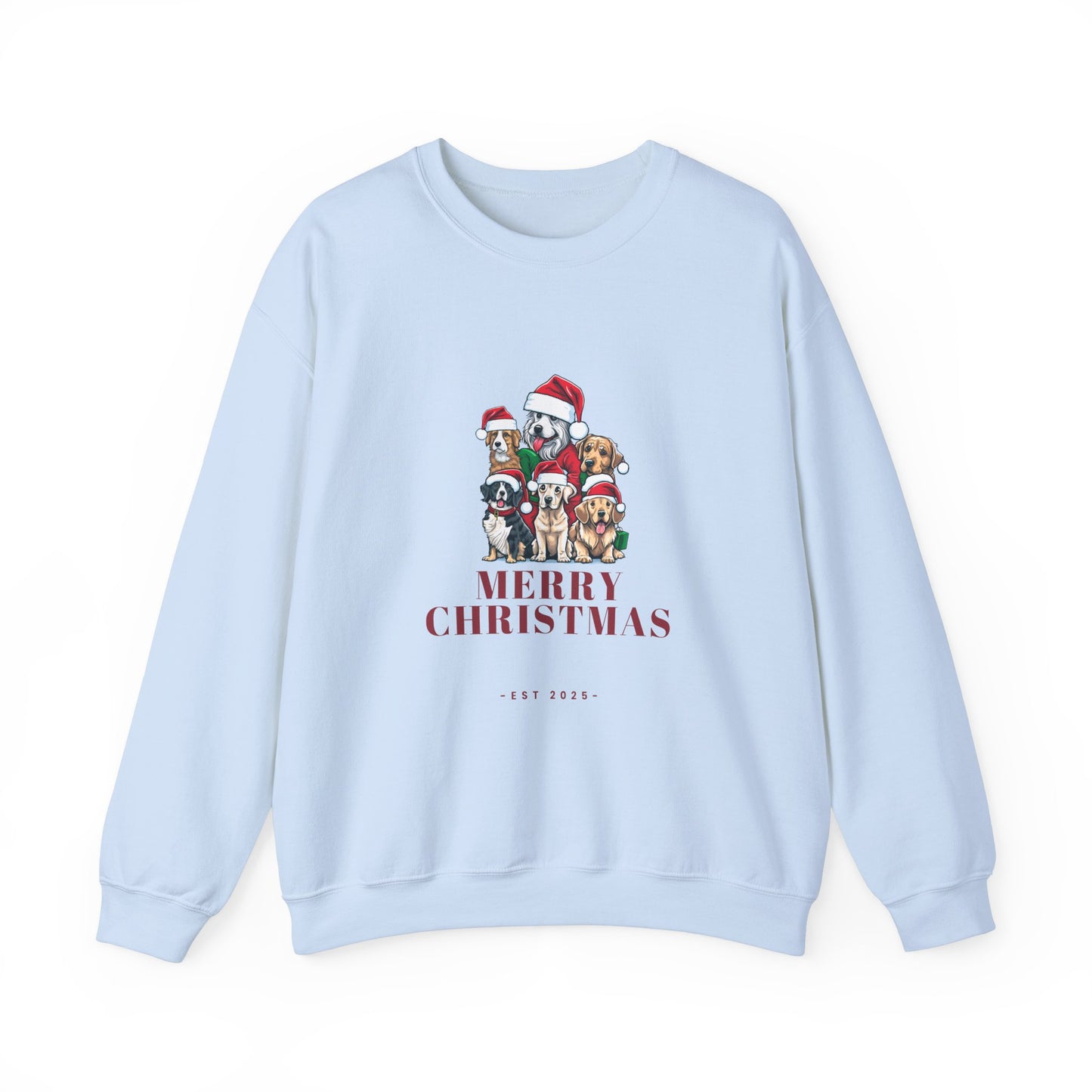 Merry Christmas, Dogs - Unisex Heavy Blend™ Crewneck Sweatshirt